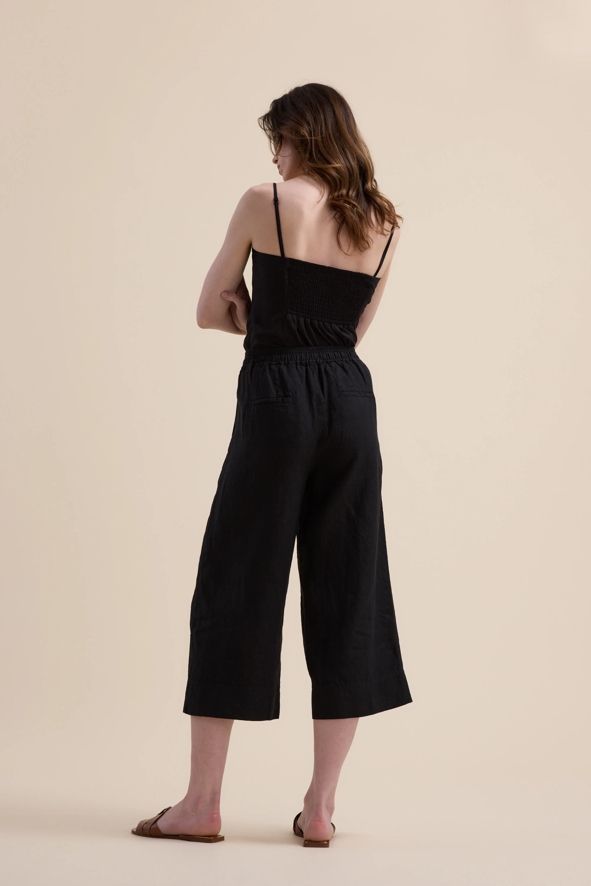 High Tide Linen Crop Pants - Image 4