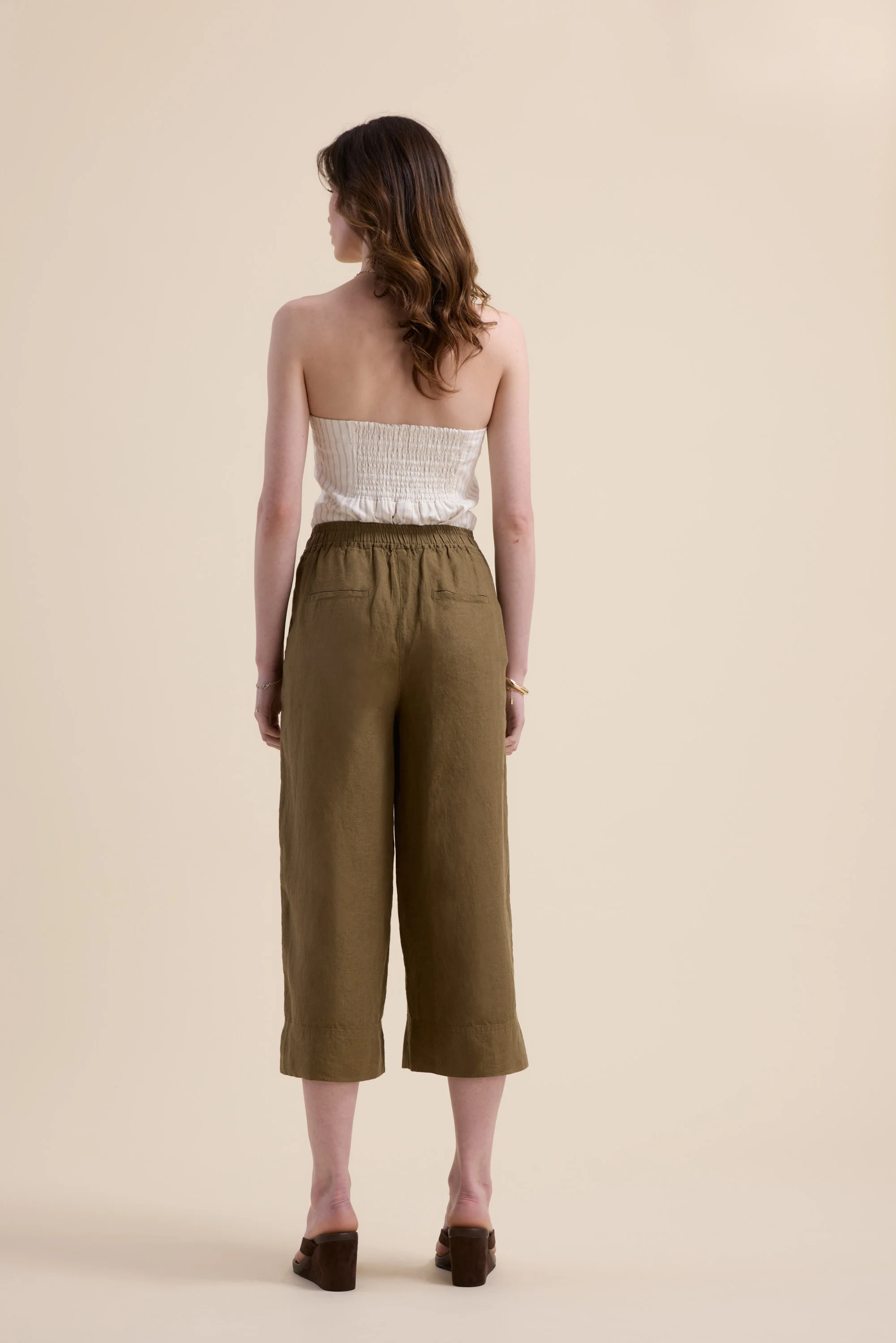 High Tide Linen Crop Pants - Image 6