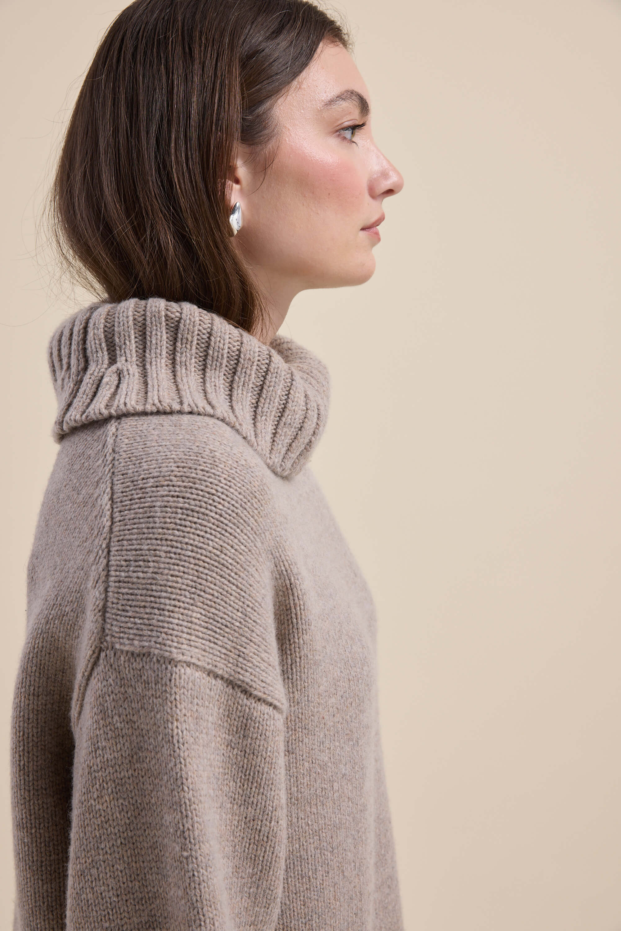 Holly Wool Blend Roll Neck Sweater - Image 5