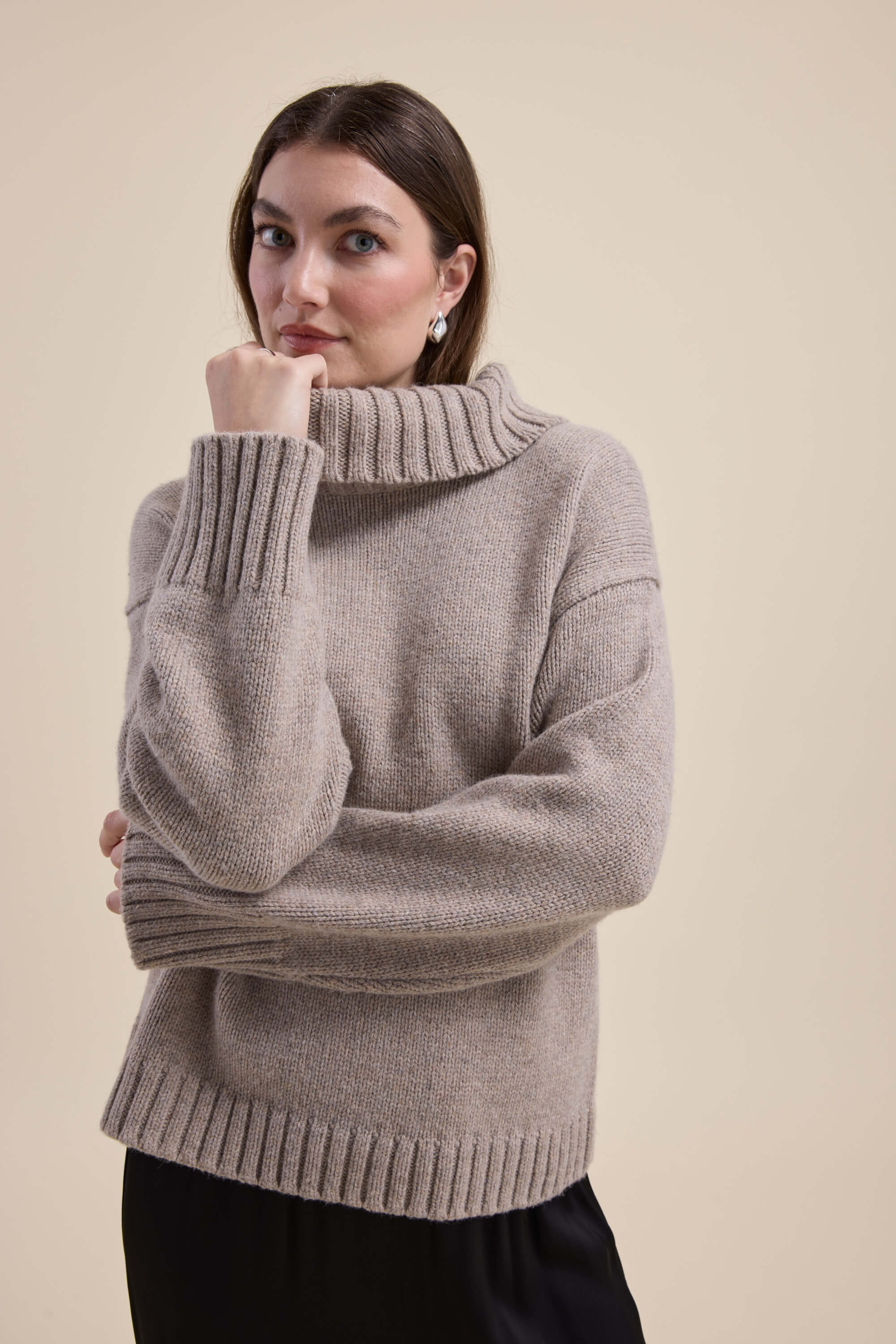 Holly Wool Blend Roll Neck Sweater - Image 6