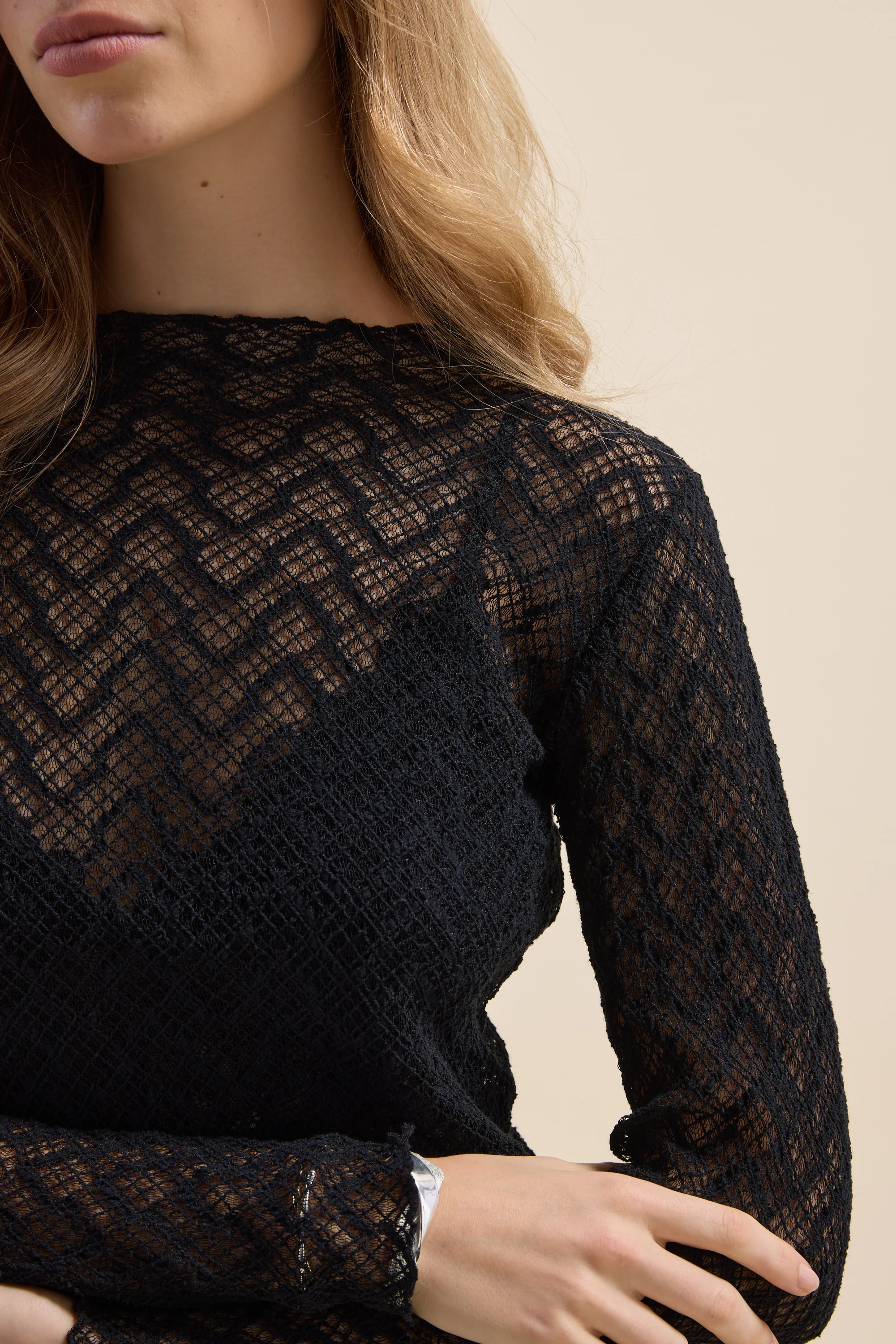 Indiana Lace Long Sleeve Tee - Image 5