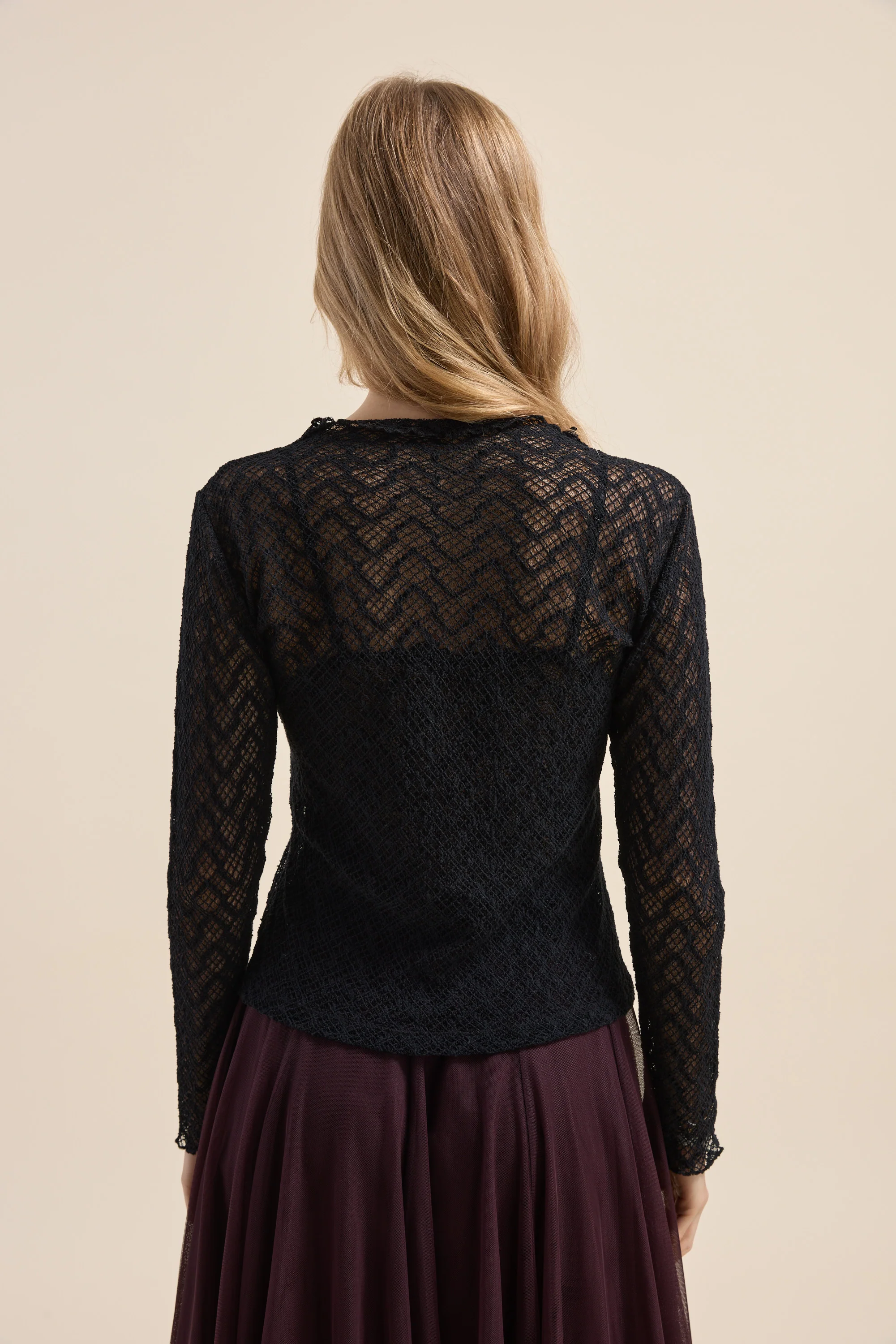 Indiana Lace Long Sleeve Tee - Image 6