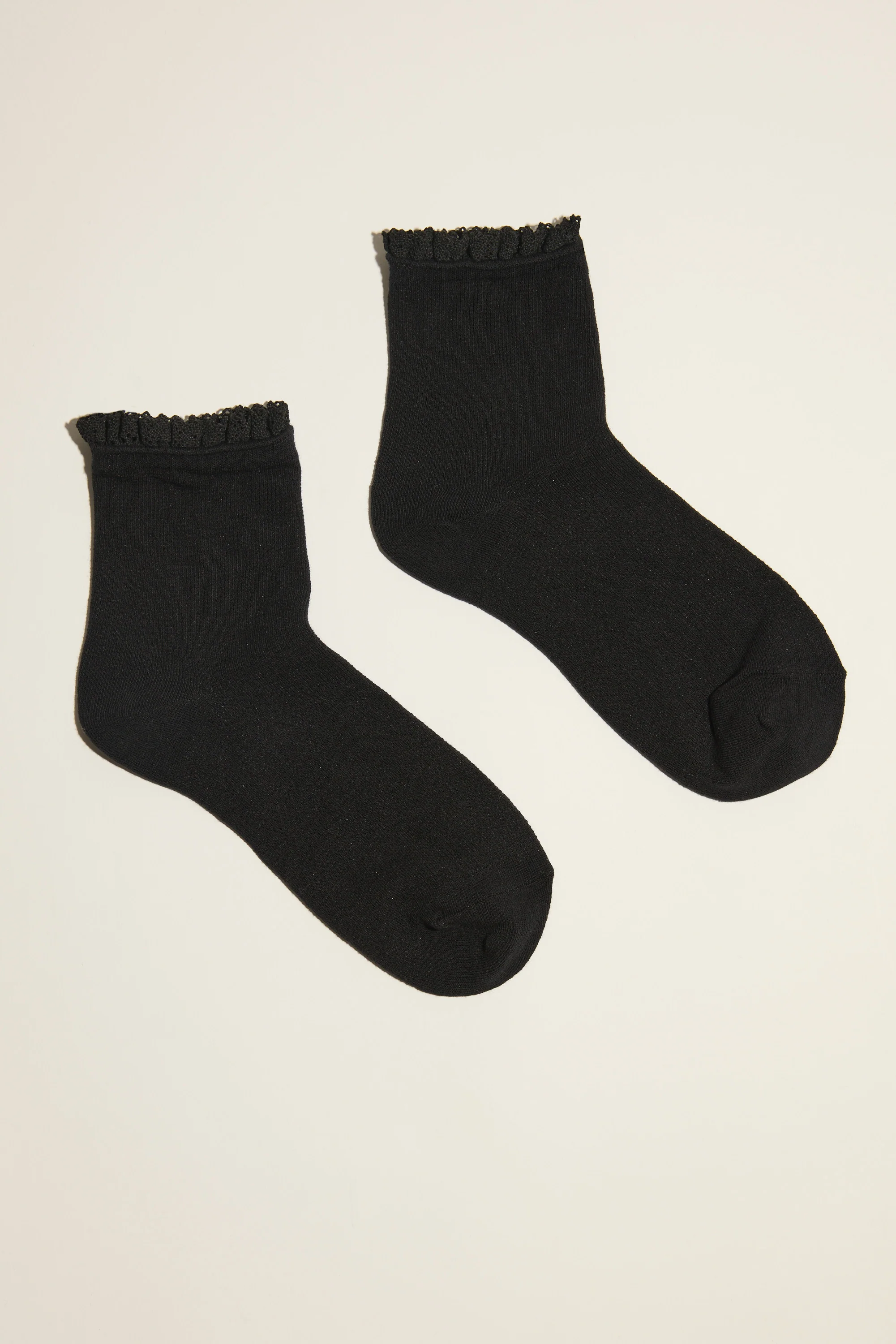 Jules Lace Trim Ankle Sock - Image 2