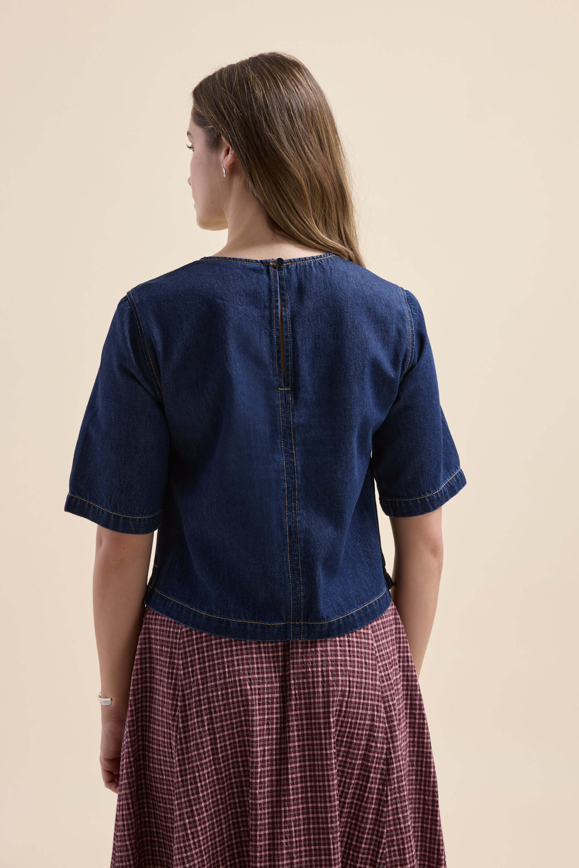 Kate Denim Top - Image 6