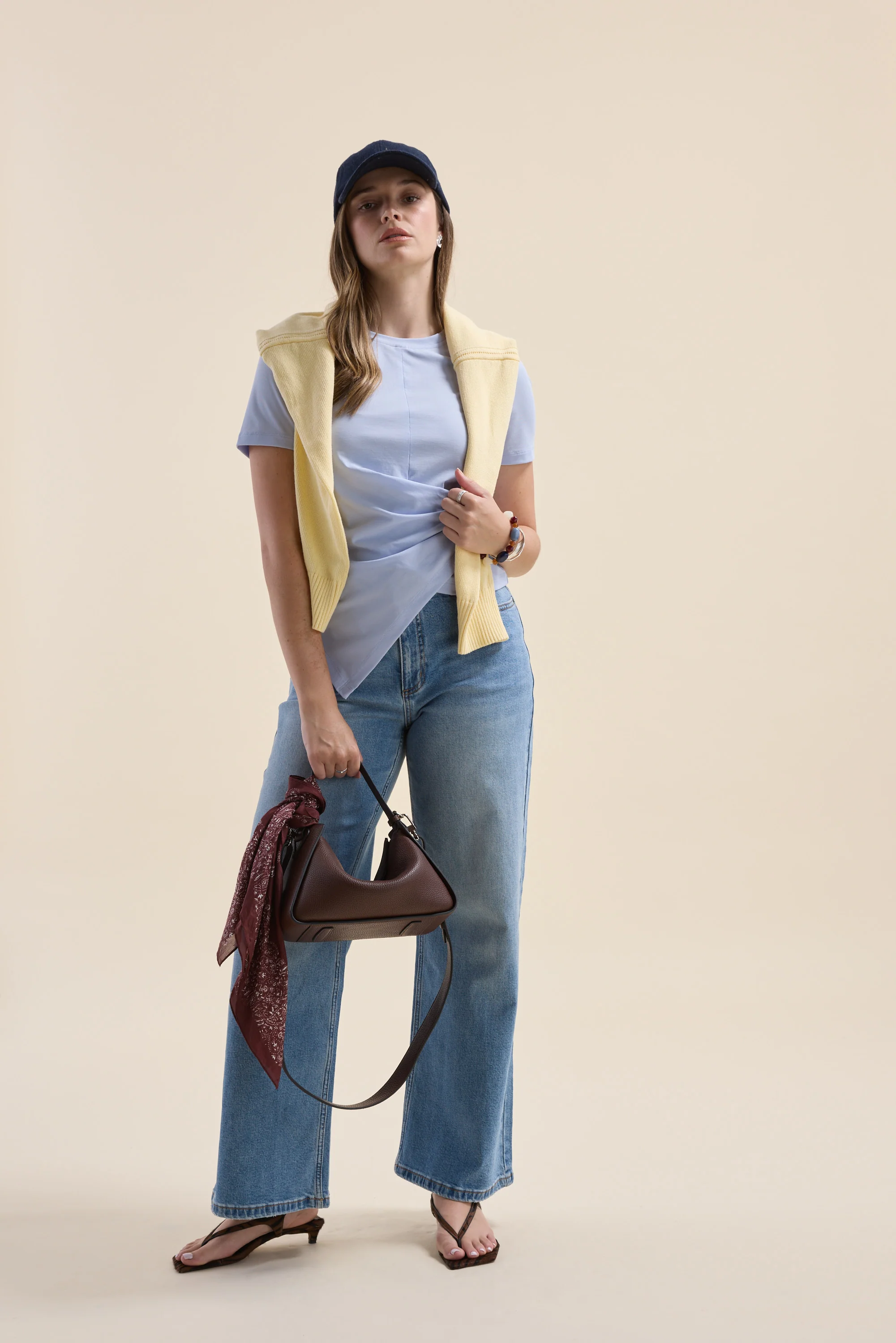 Kelsey Tuck Detail Tee - Image 6