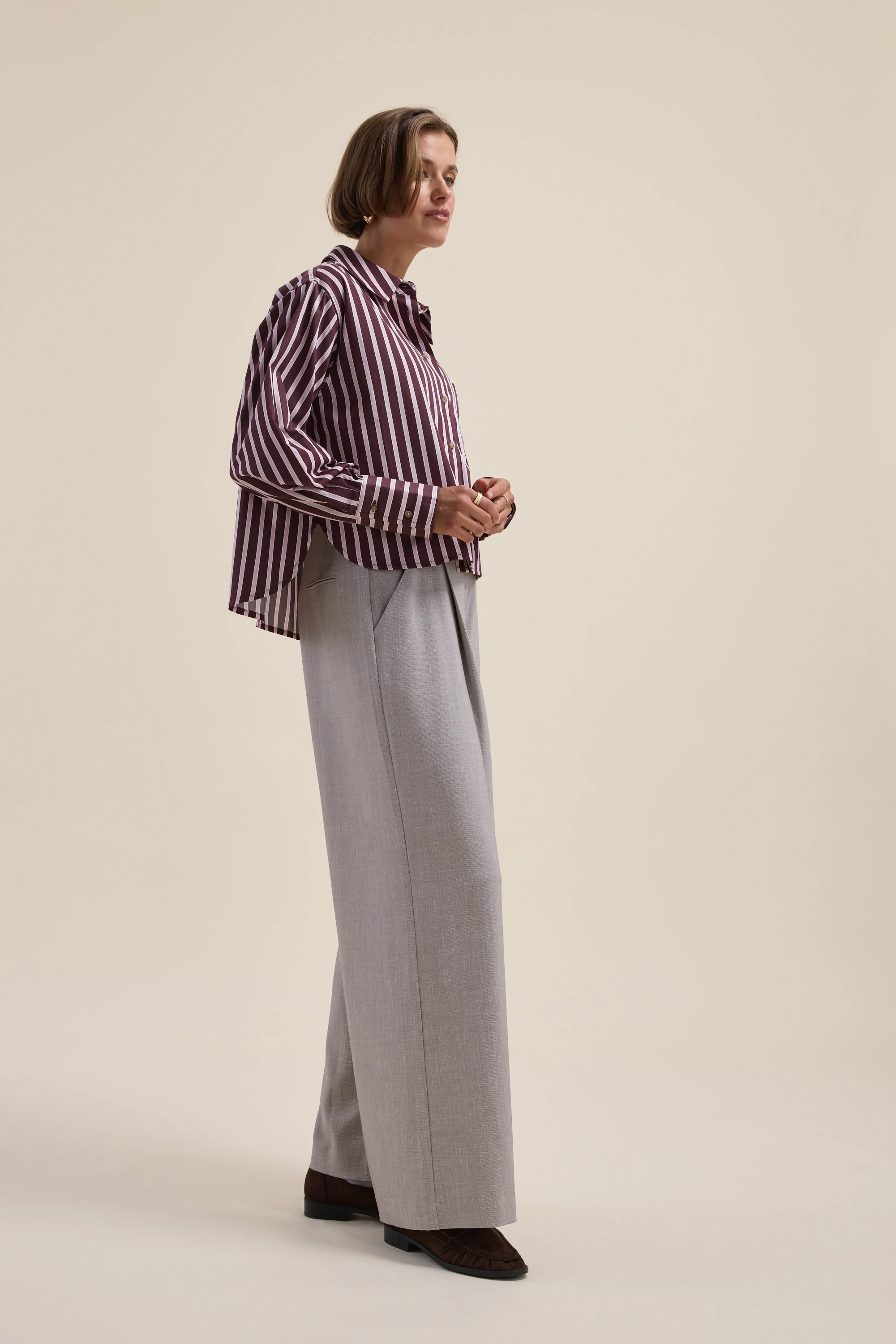 Leah Stripe Detail Shirt - Image 6