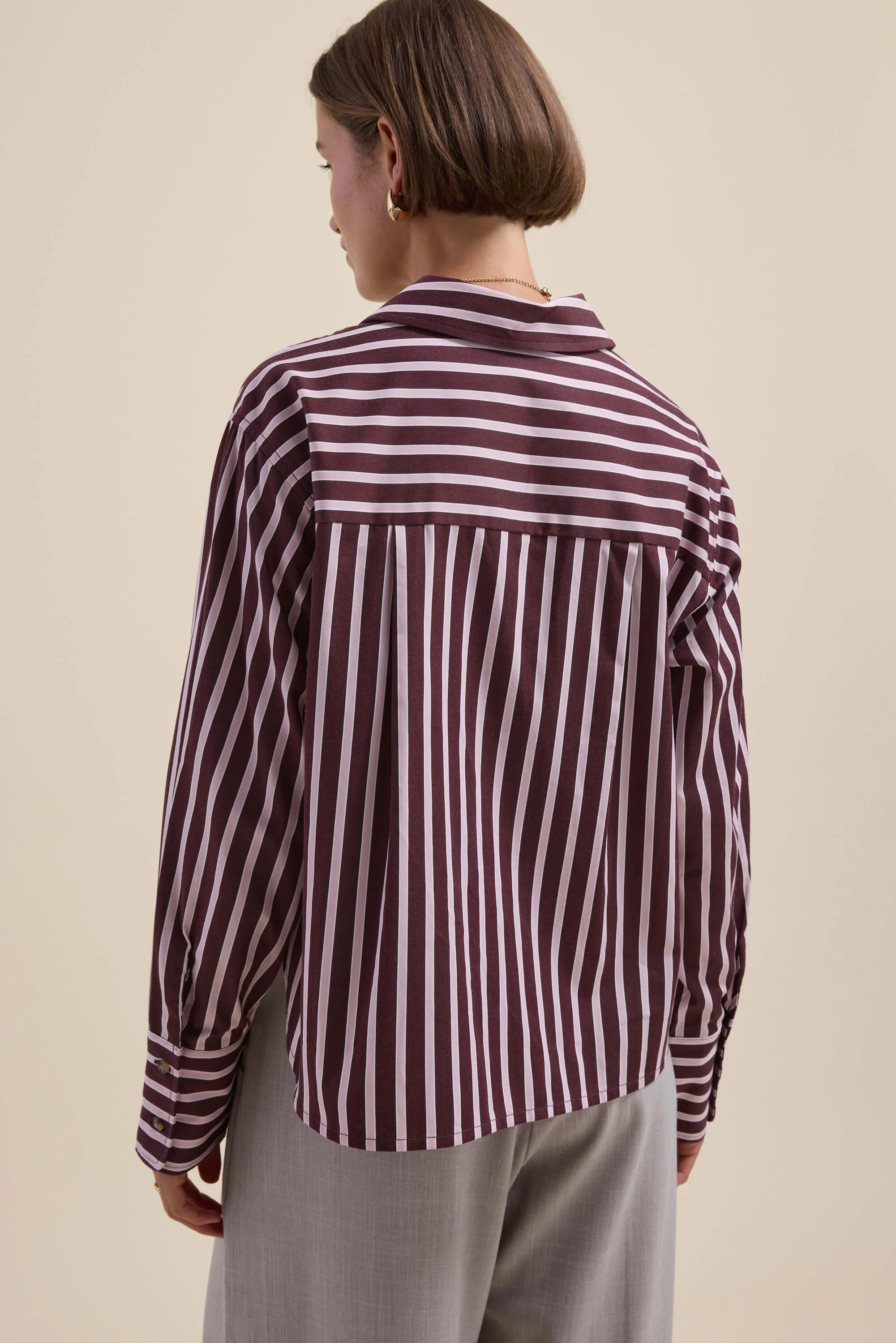 Leah Stripe Detail Shirt - Image 8
