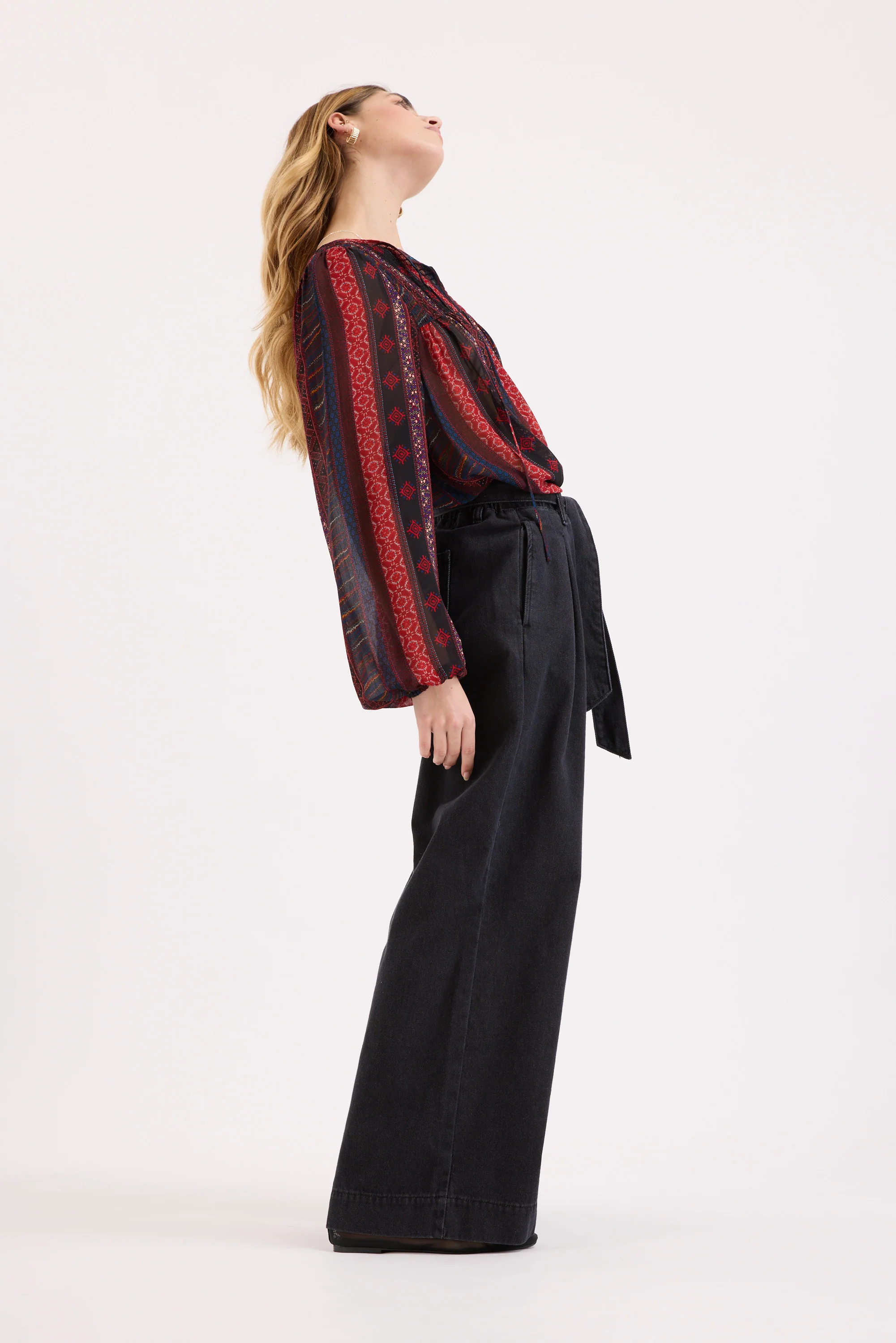 Lorelai Shirred Detail Blouse