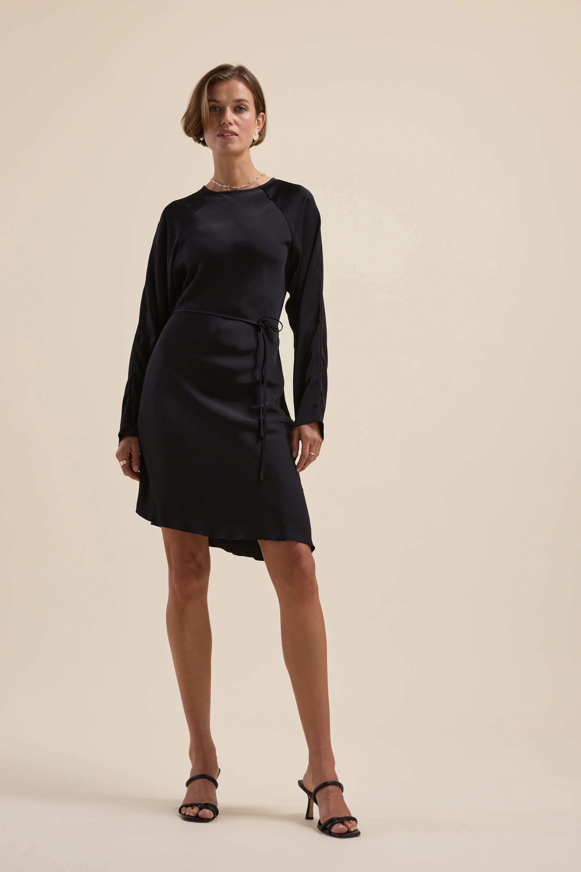 Lucie Asymmetric Layering Dress - Image 3