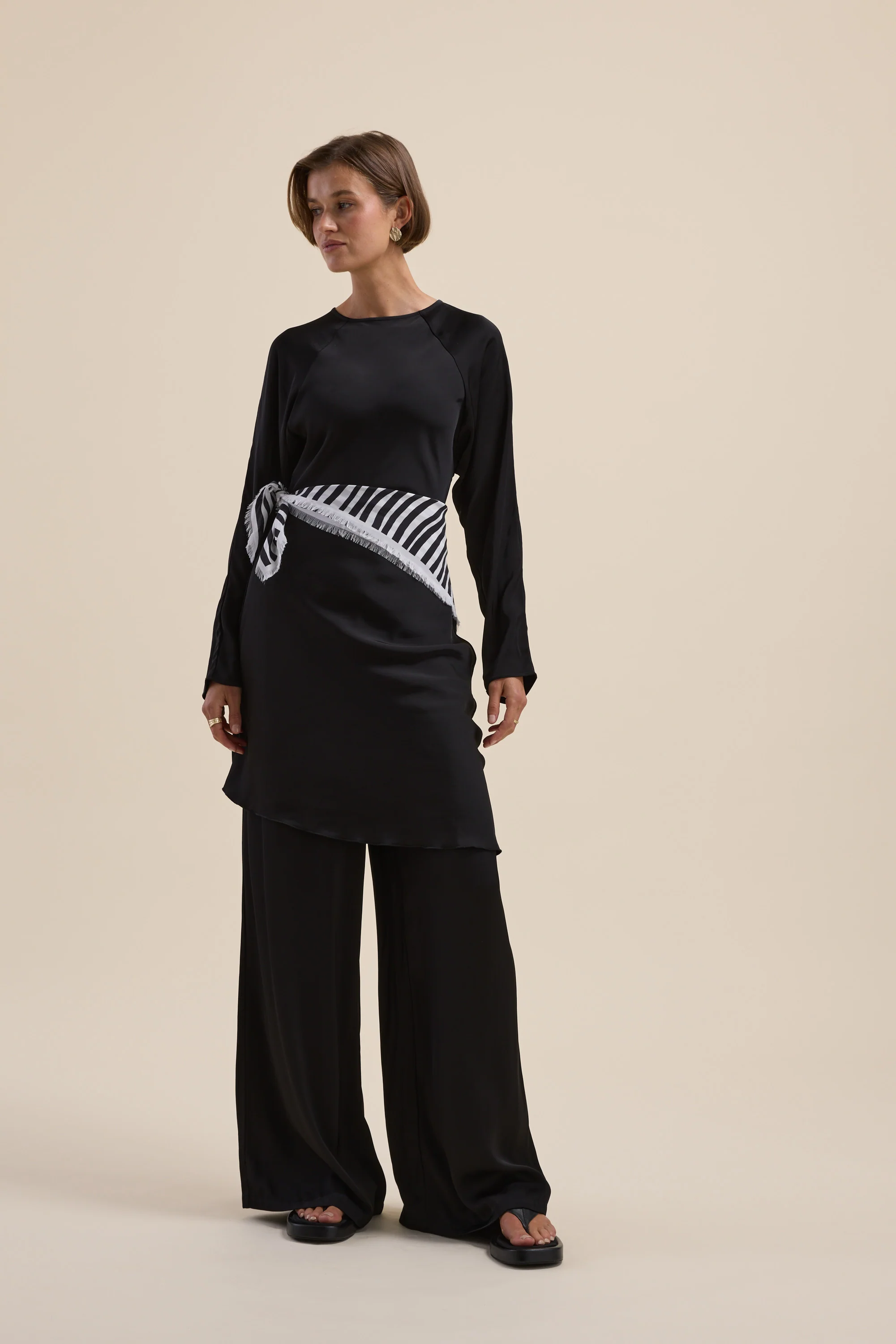 Lucie Asymmetric Layering Dress - Image 4