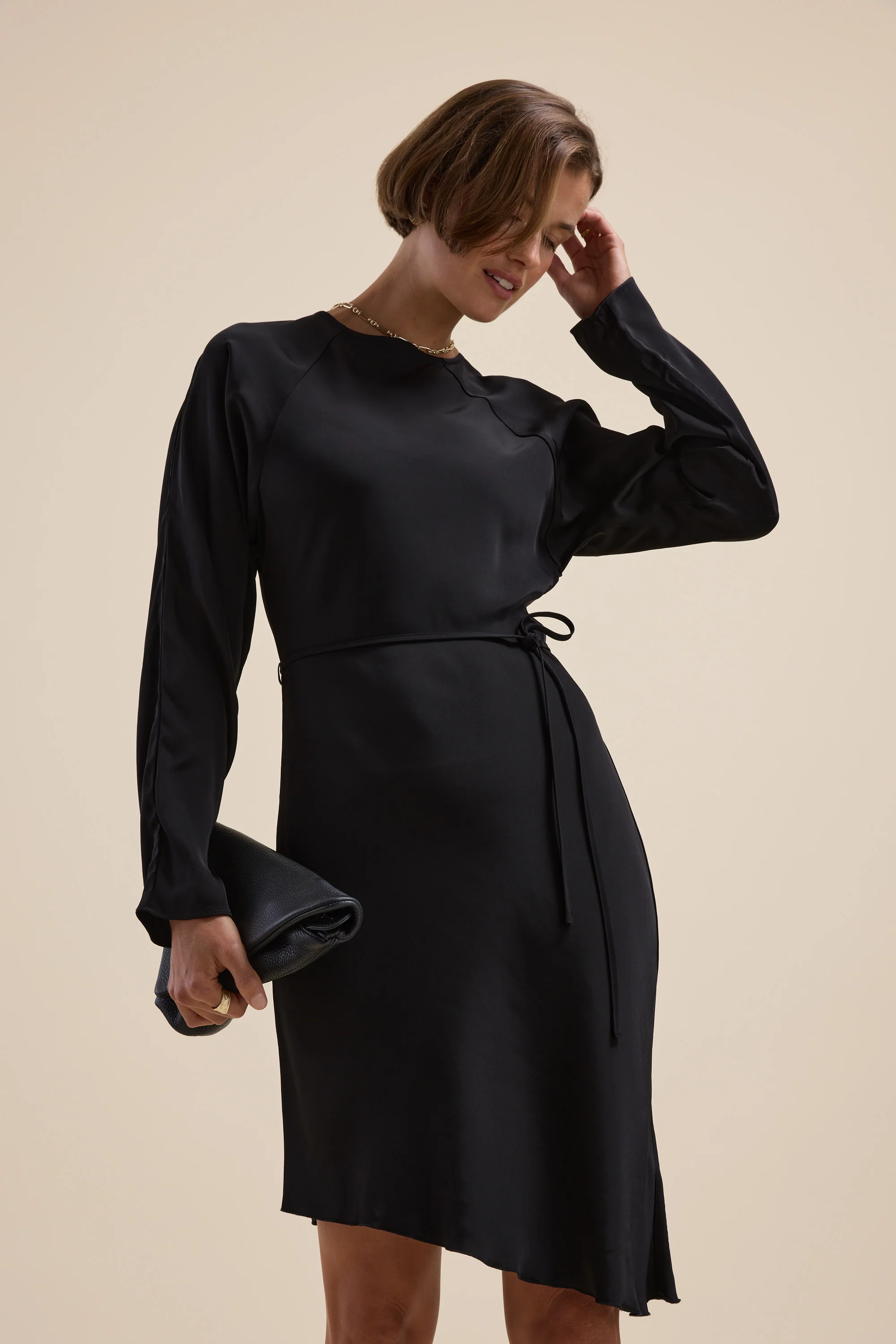 Lucie Asymmetric Layering Dress - Image 5
