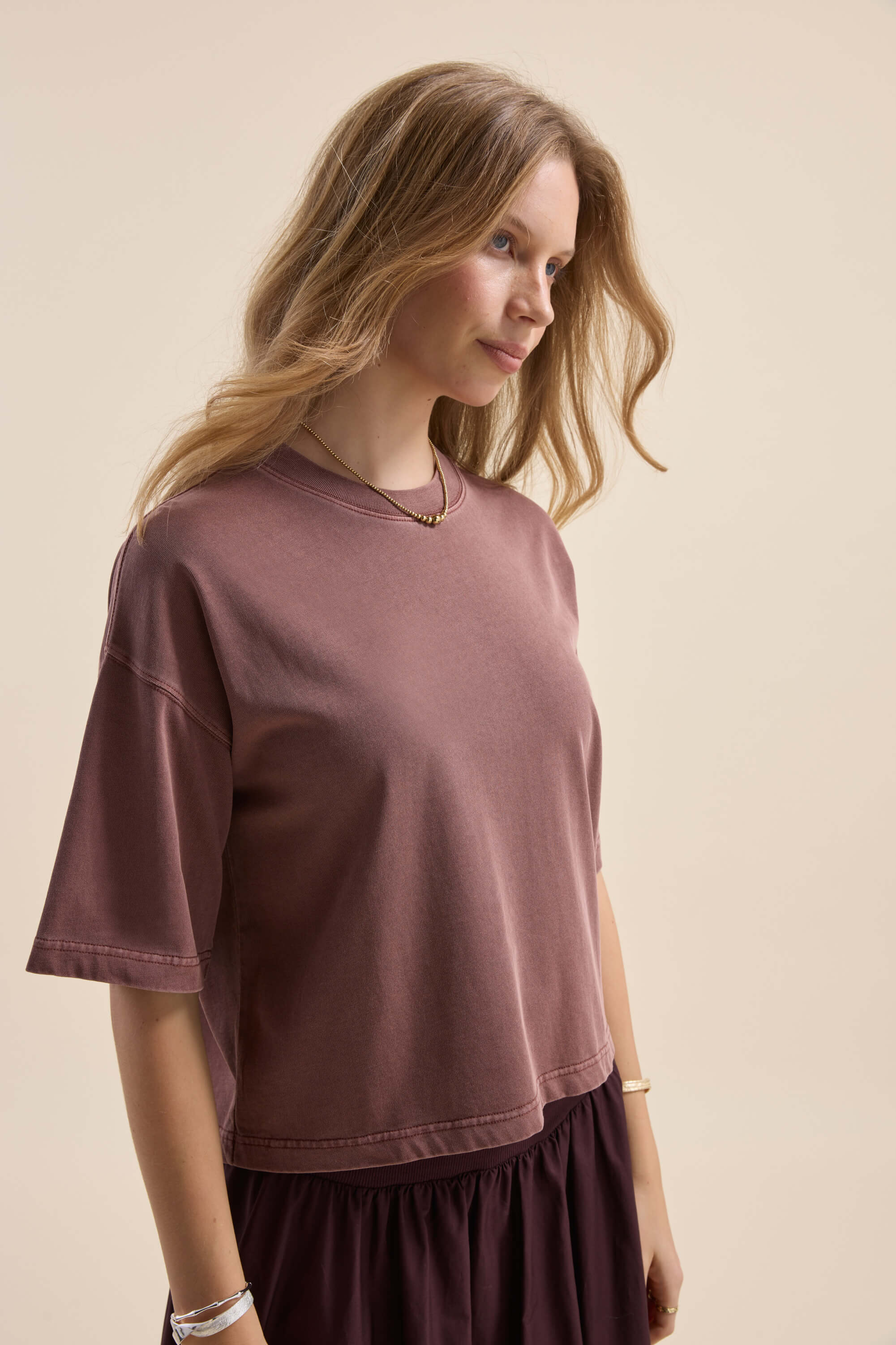 Olive Boxy Tee - Image 4