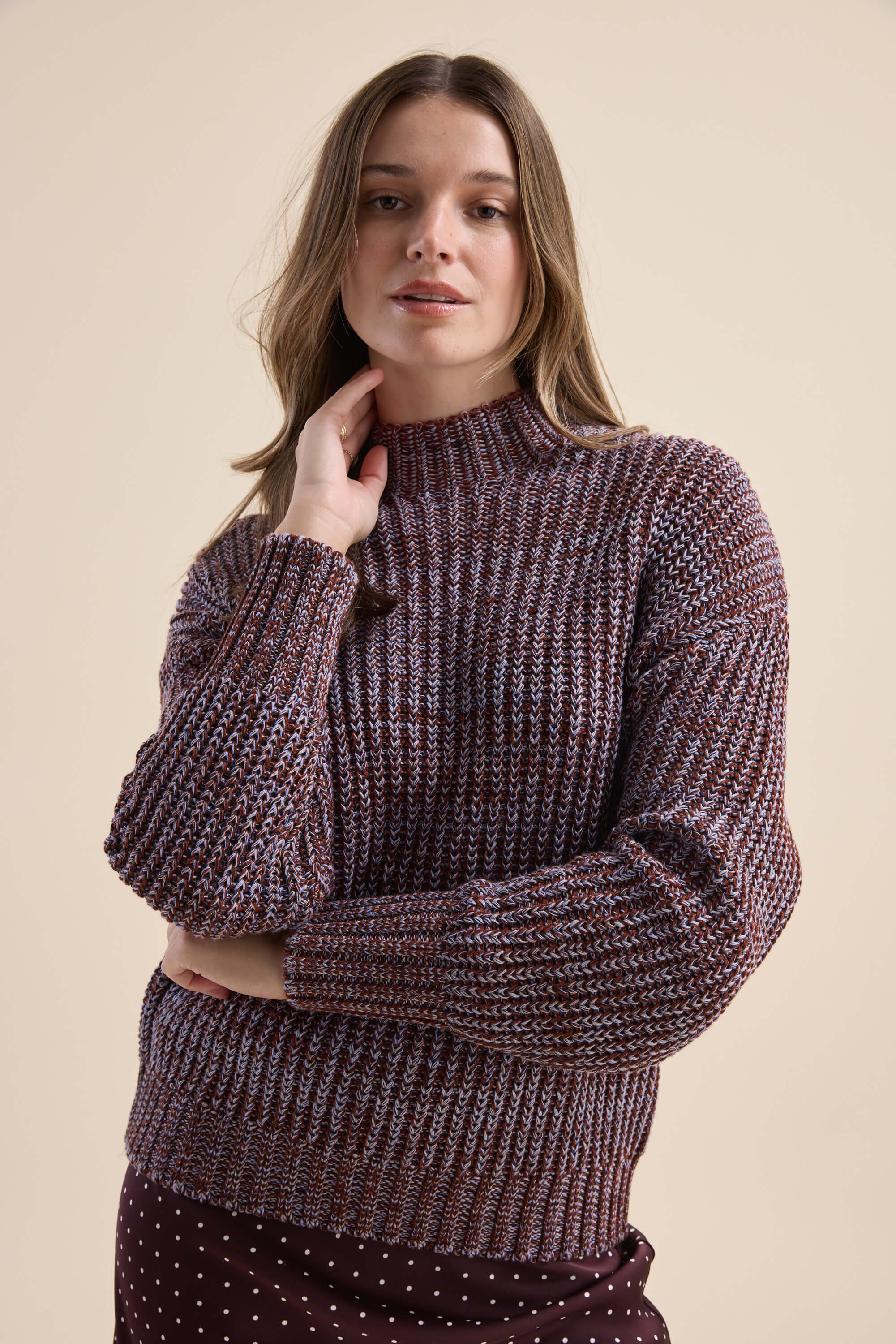 Phoebe Funnel Neck Sweater - Image 4