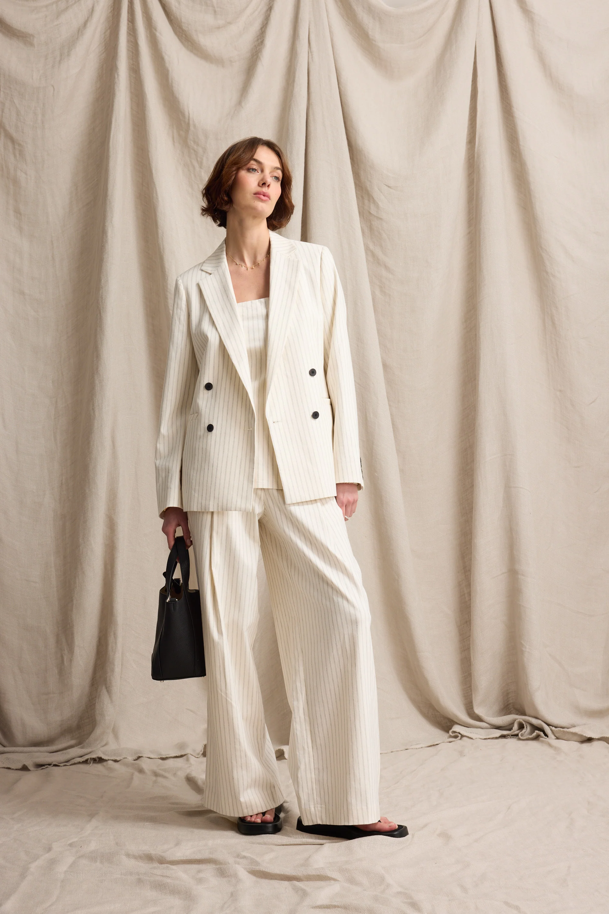 Piper Linen Blend Blazer - Image 7