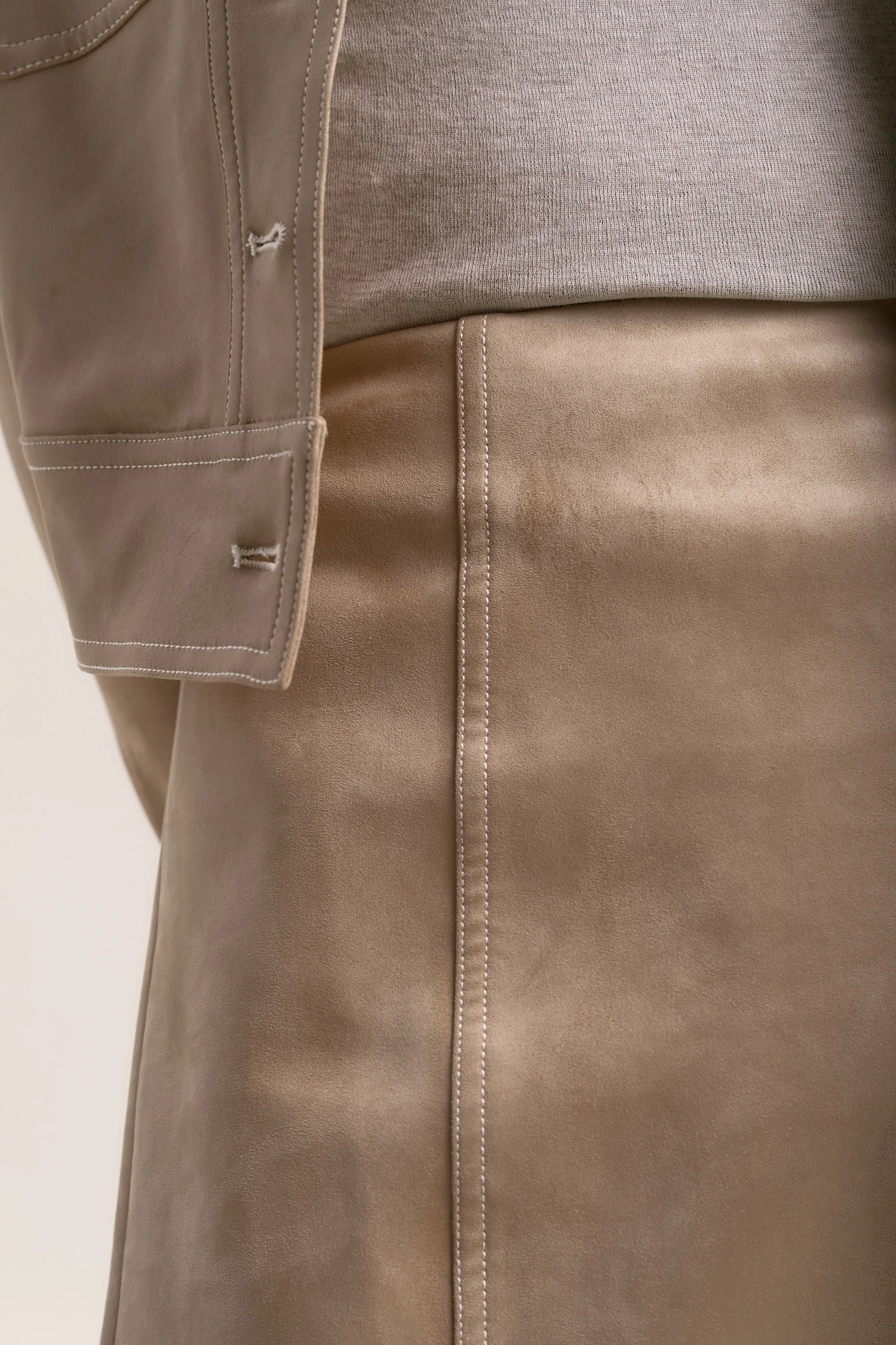 Portia Suedette Mini Skirt - Image 6