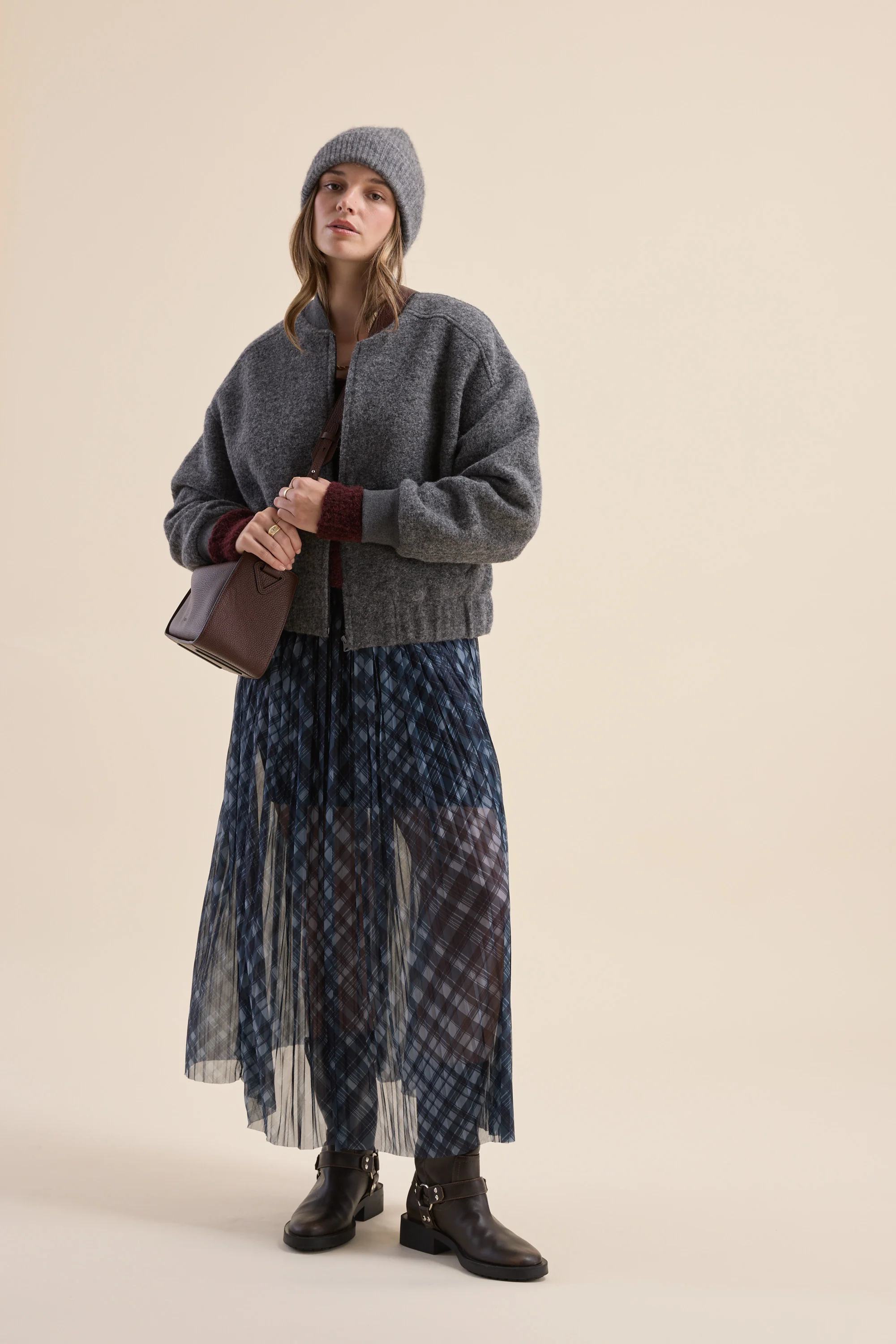 Ryan Pleat Maxi Skirt - Image 3