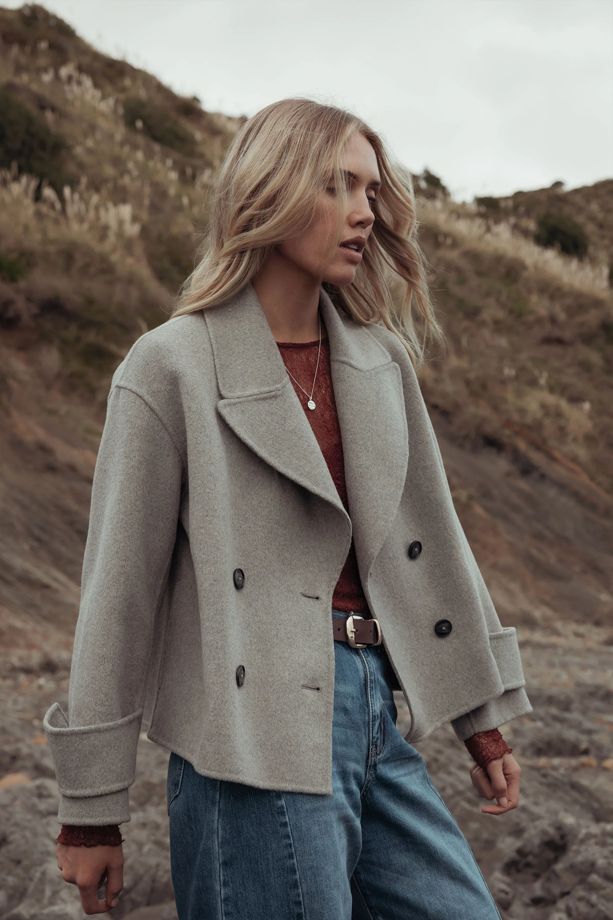 Shanelle Cropped Coat - Image 2