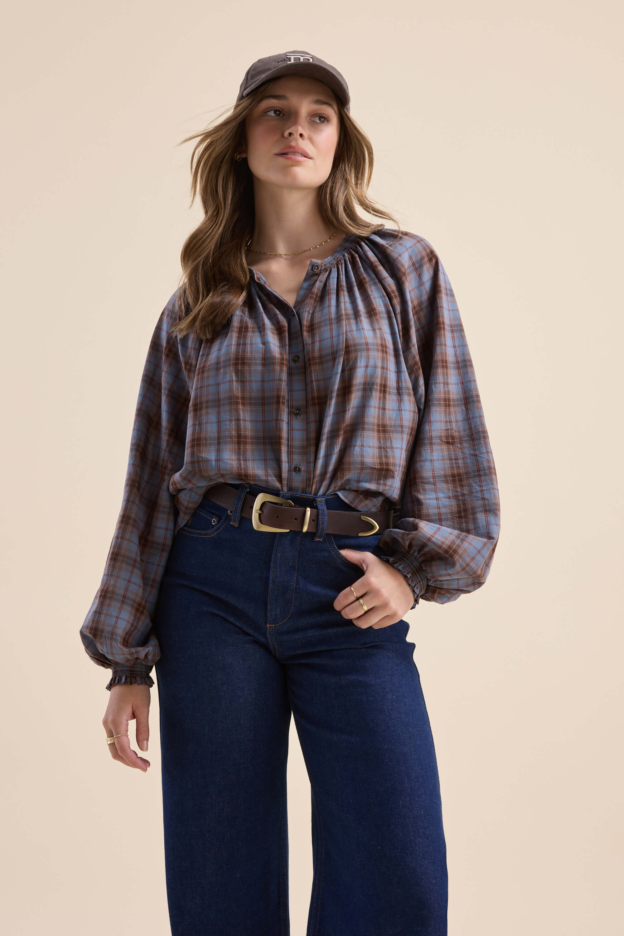 Sutton Button Front Blouse - Image 5