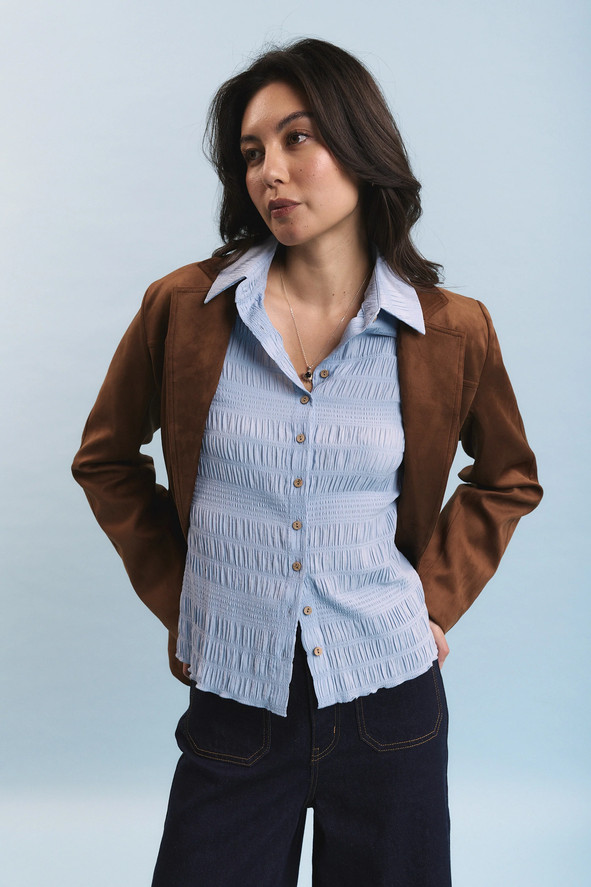 Tahlia Shirred Detail Shirt