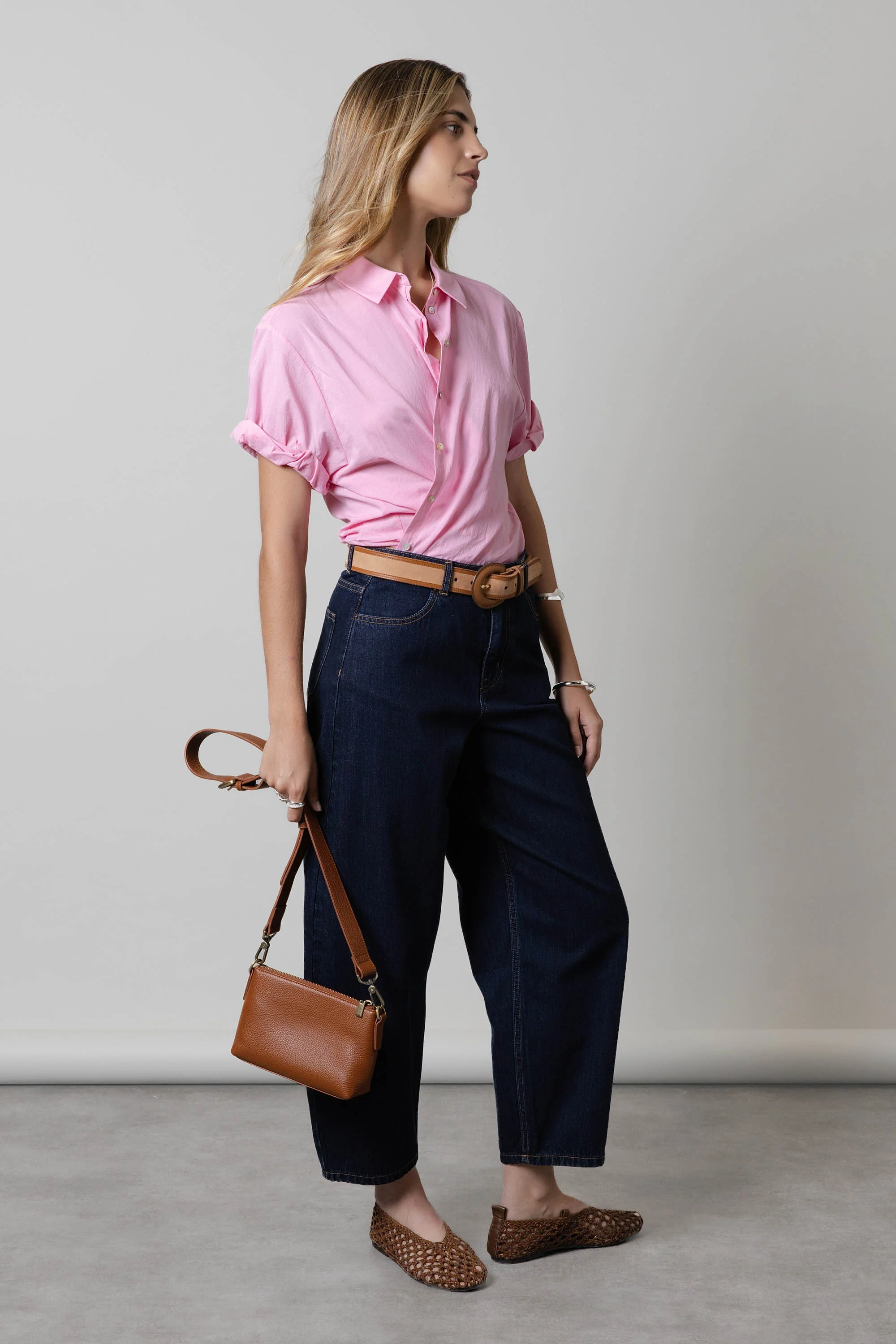 The Cropped Barrel Leg Jeans - Image 4
