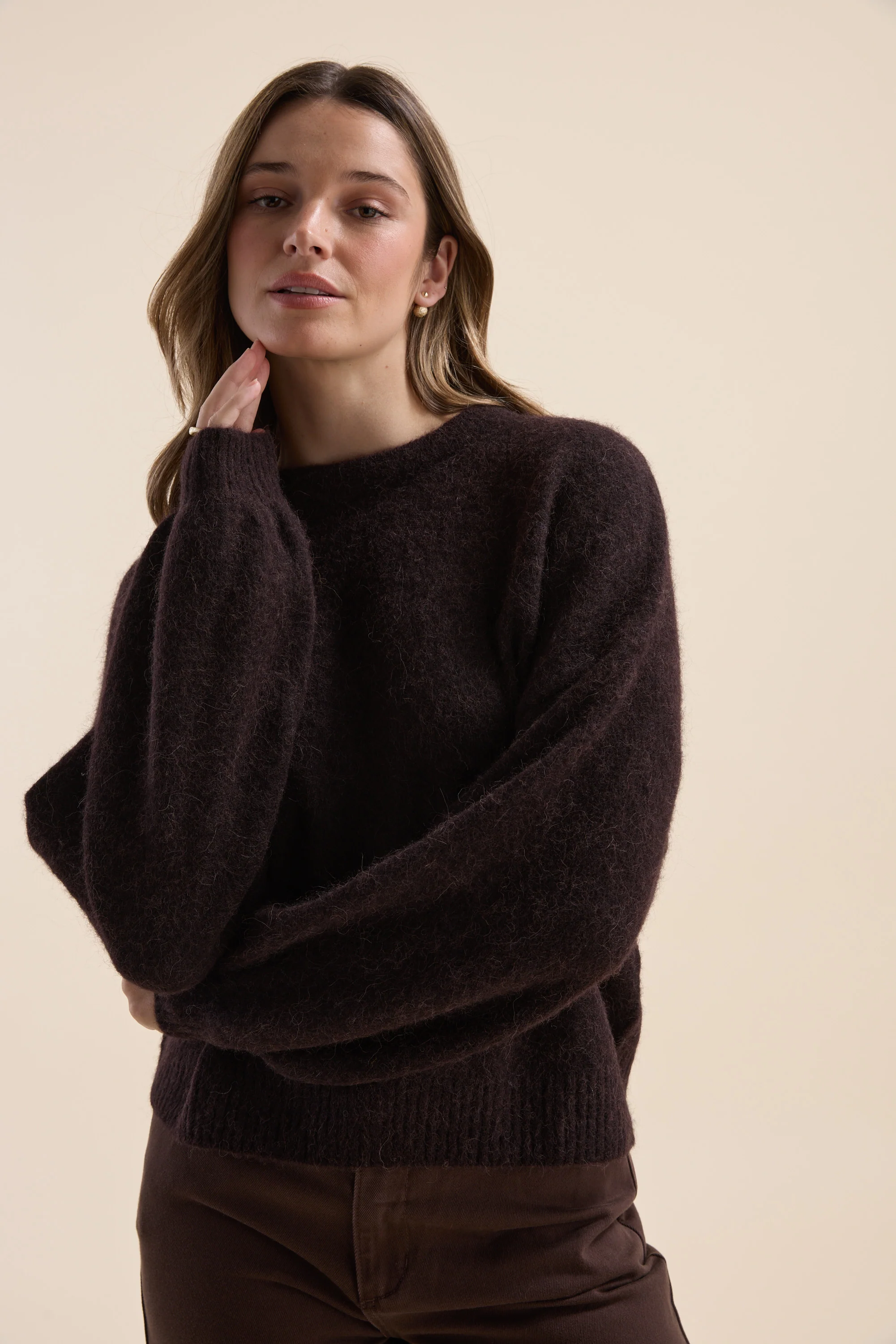 The Luxe Whisper Crew Neck Sweater - Image 3