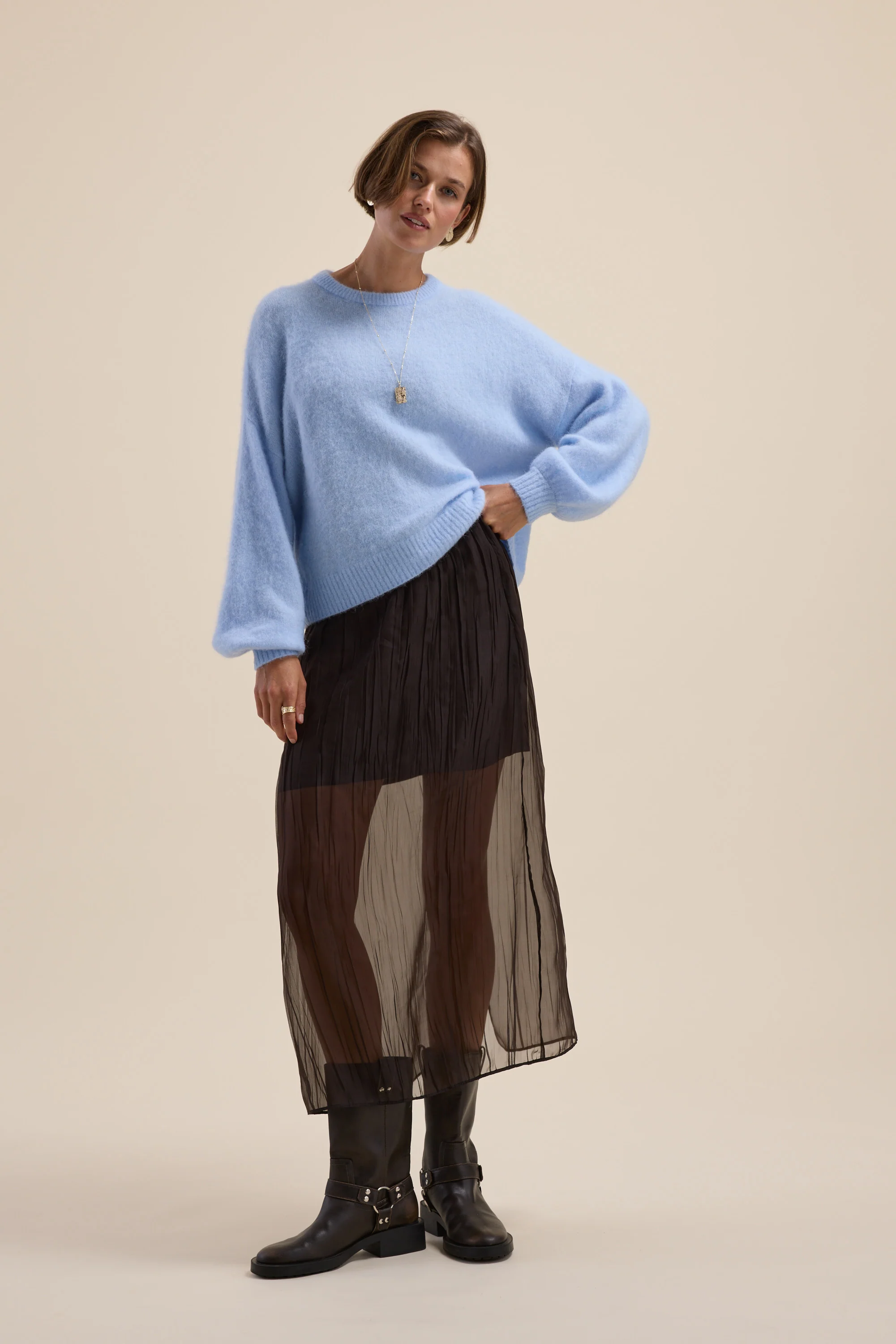 The Luxe Whisper Crew Neck Sweater - Image 3