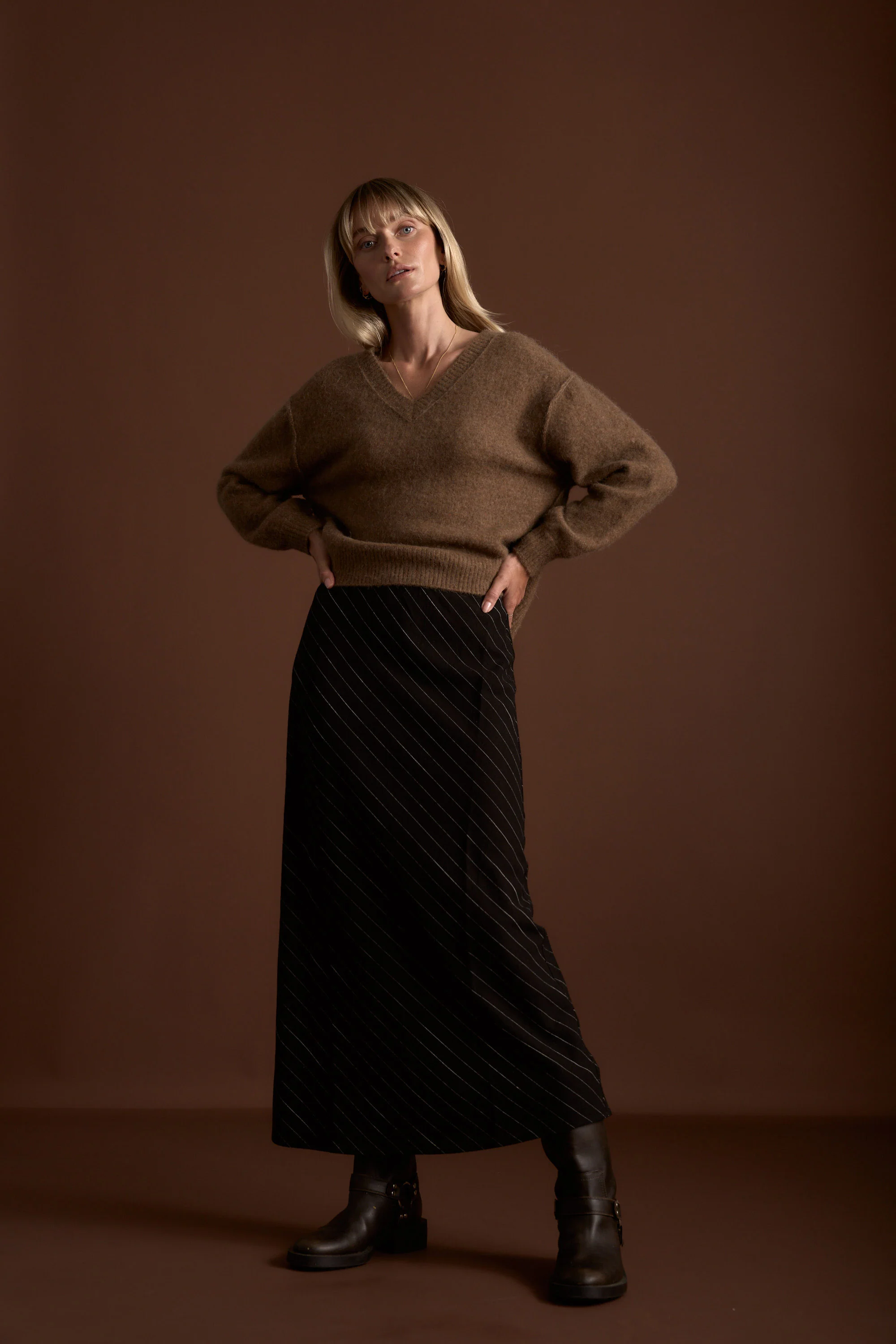 The Luxe Whisper V Neck Sweater - Image 2