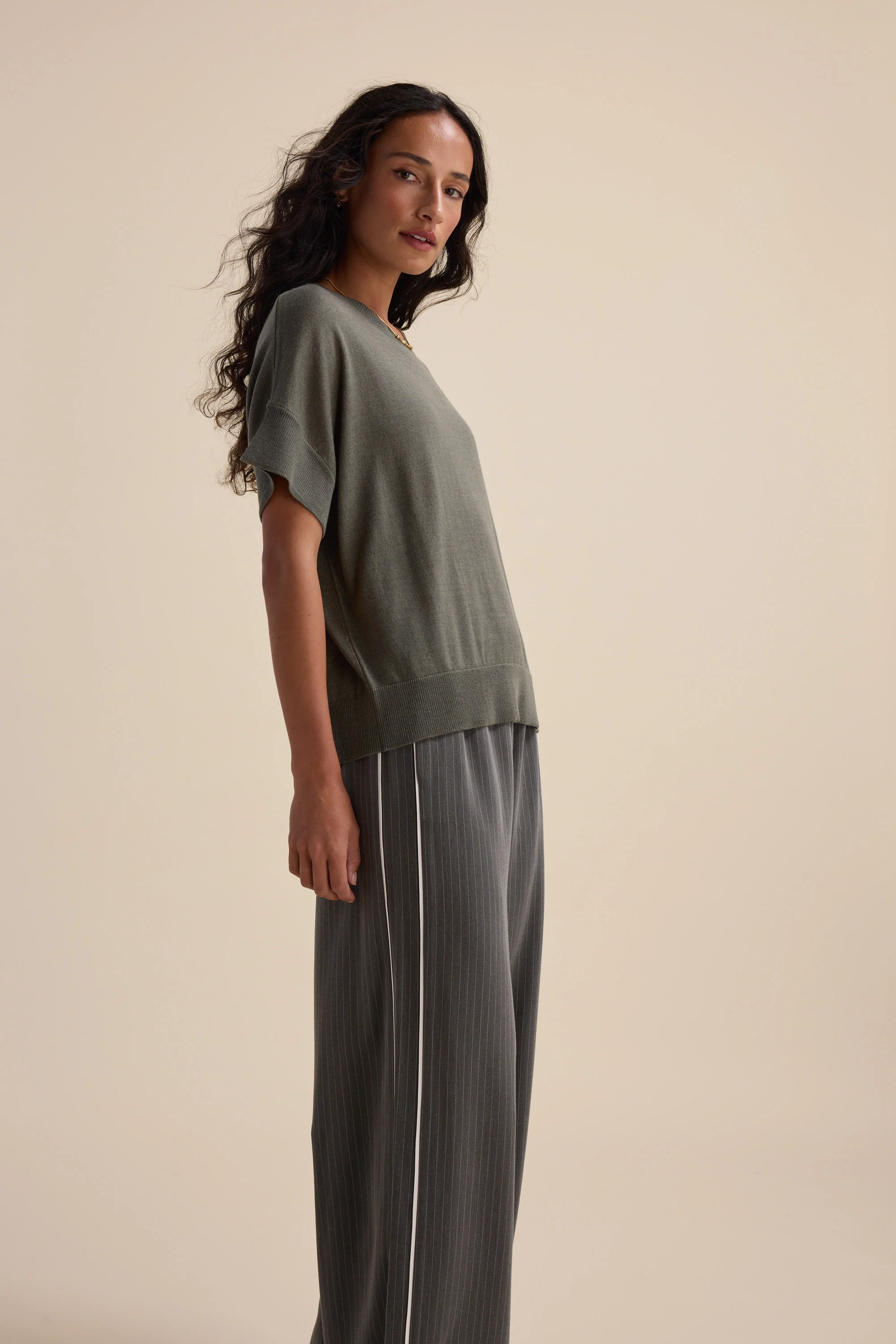 The Merino Silk Knit Tee - Image 3