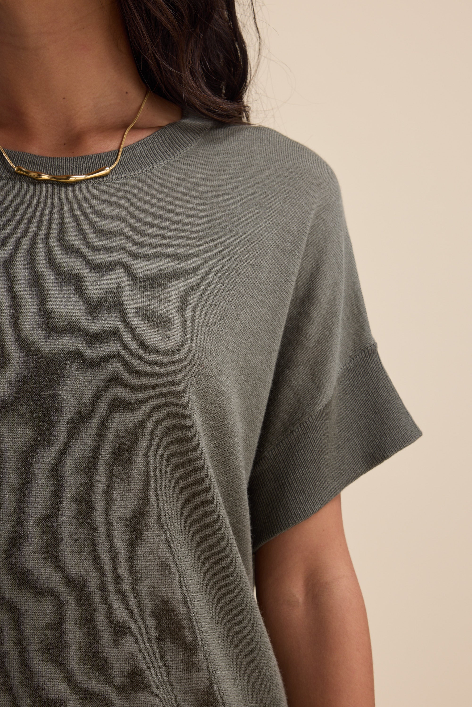 The Merino Silk Knit Tee - Image 5
