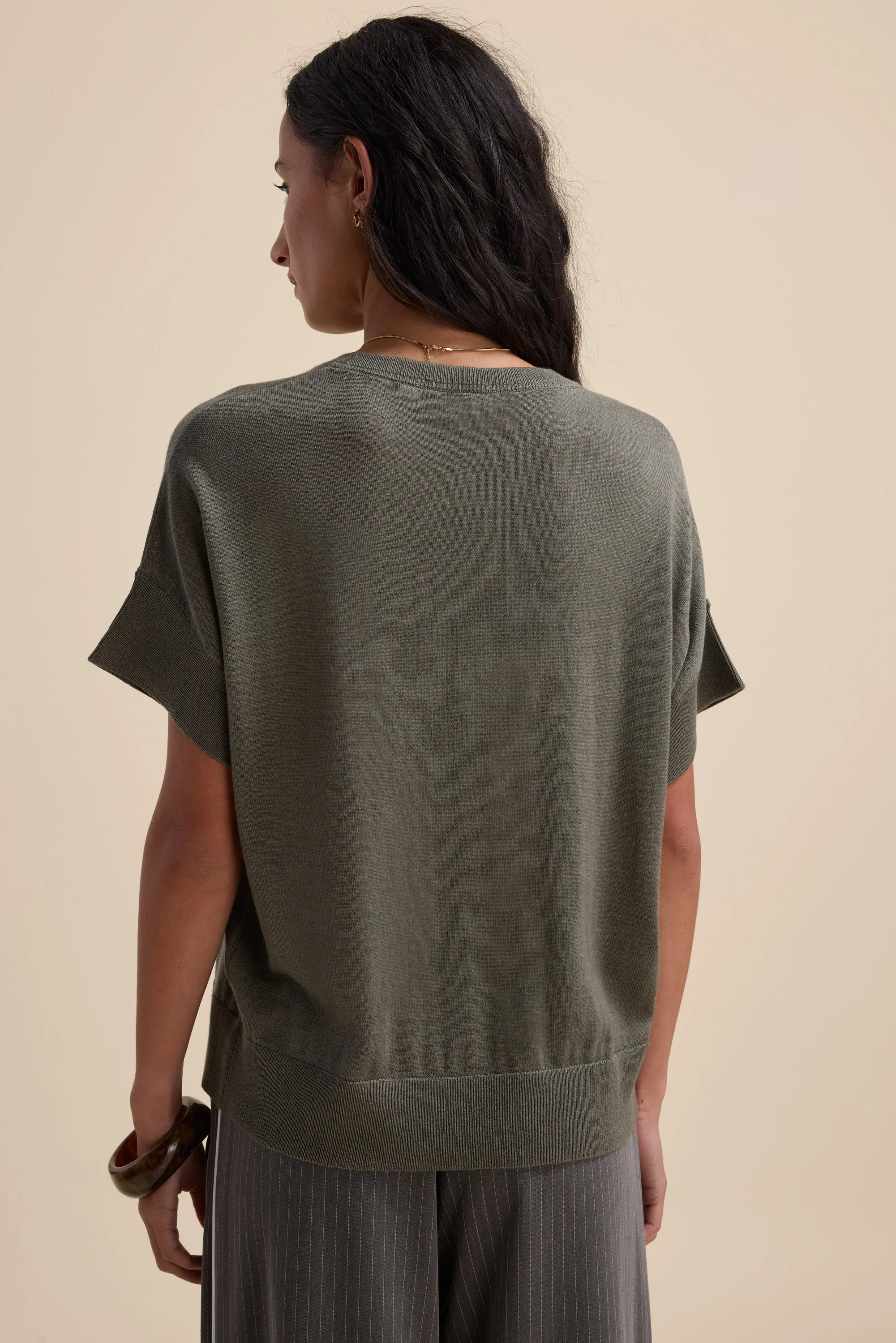 The Merino Silk Knit Tee - Image 6