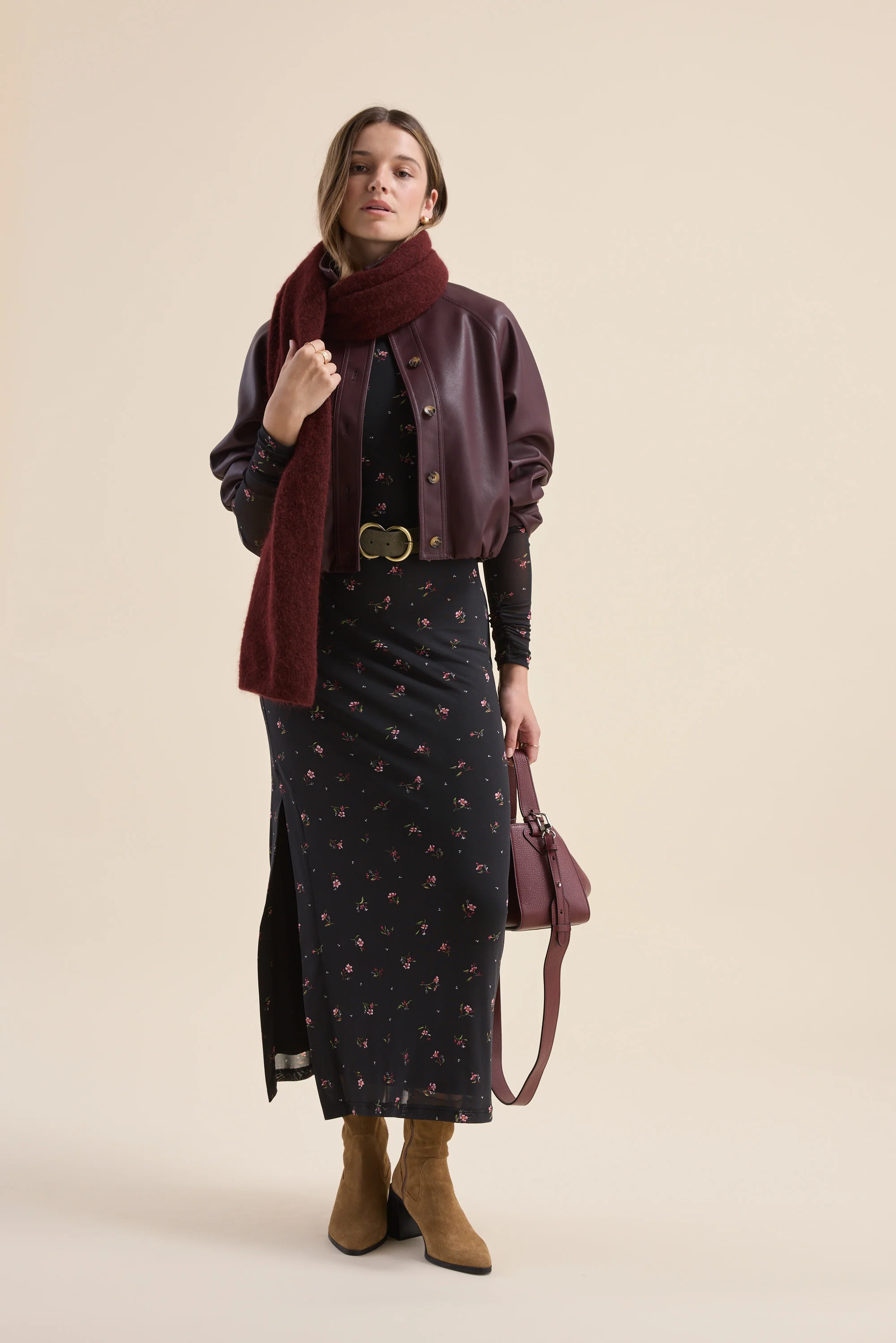 The Mesh Funnel Neck Dress - Image 6