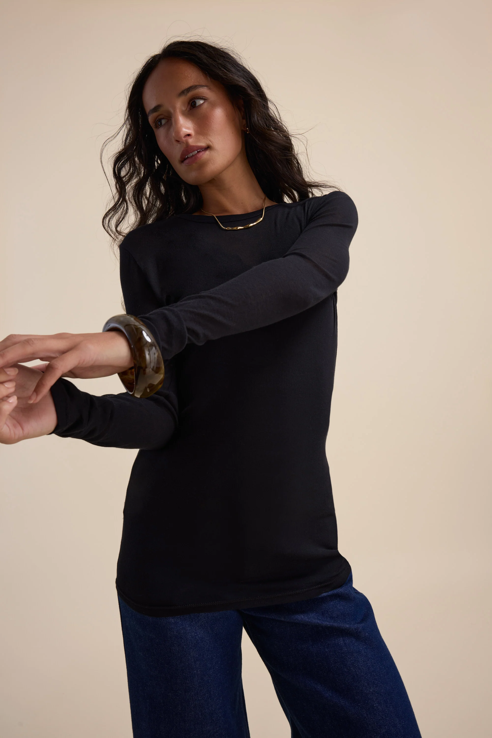 The Sheer Layering Crew Top - Image 6