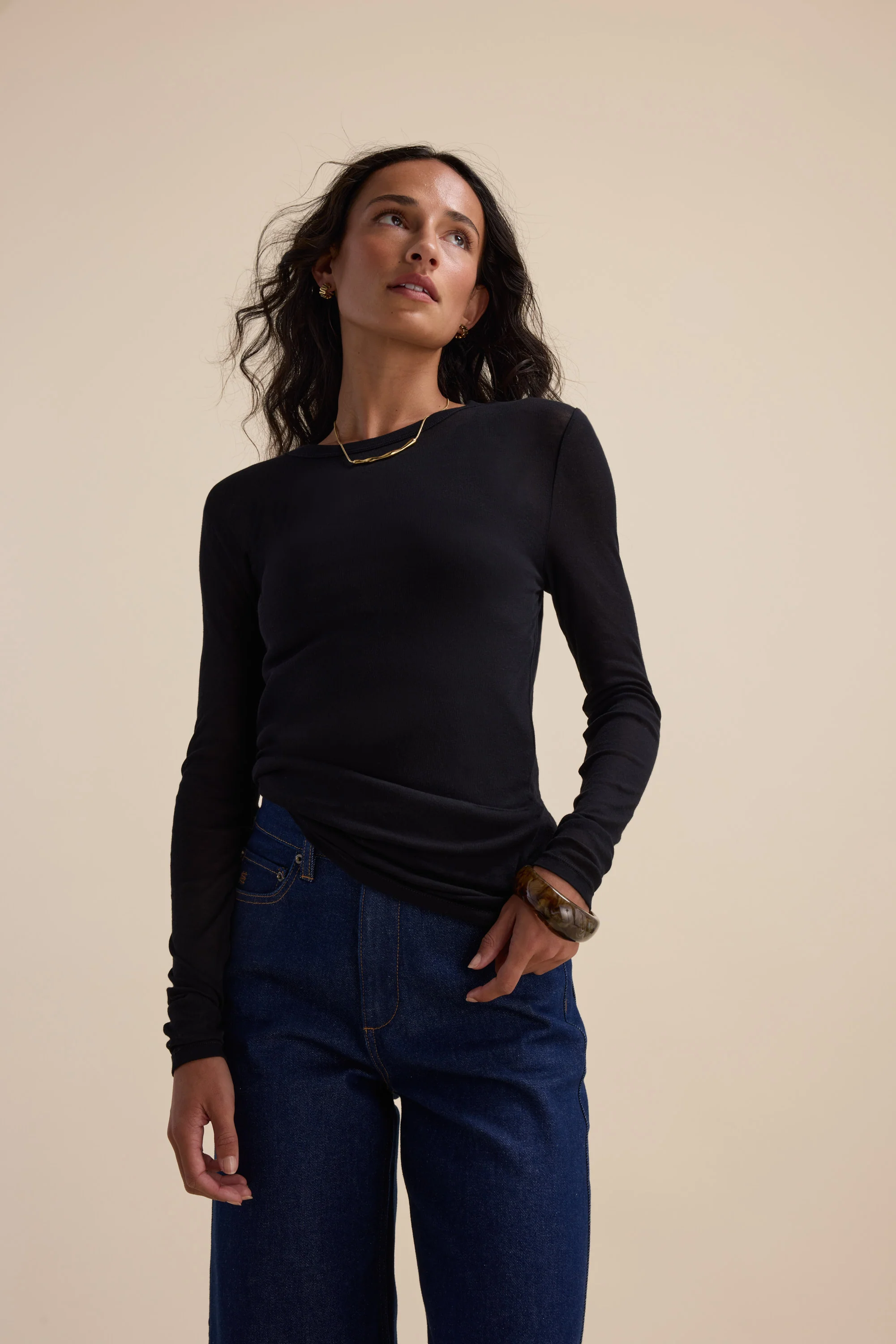The Sheer Layering Crew Top - Image 7