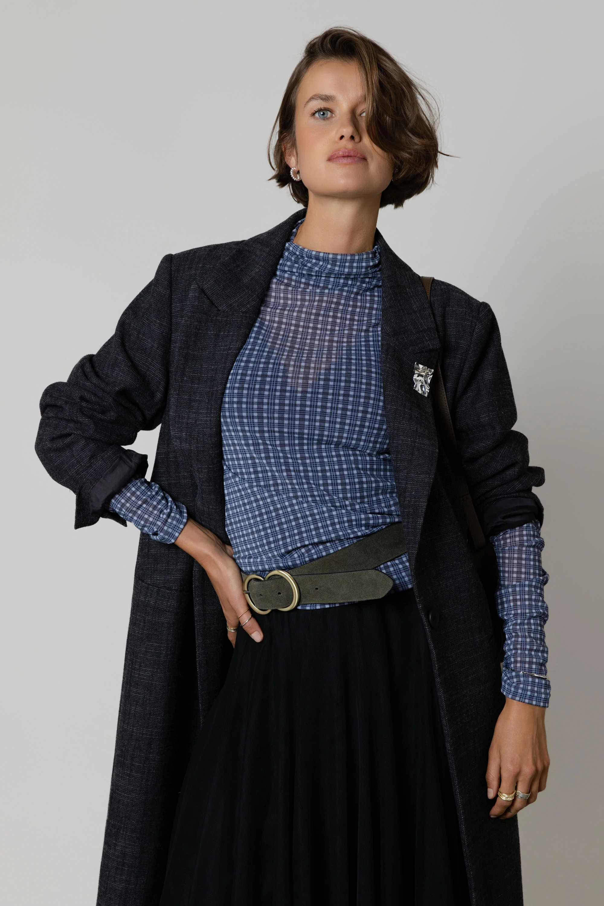 The Wool Blend Blazer Coat - Image 3