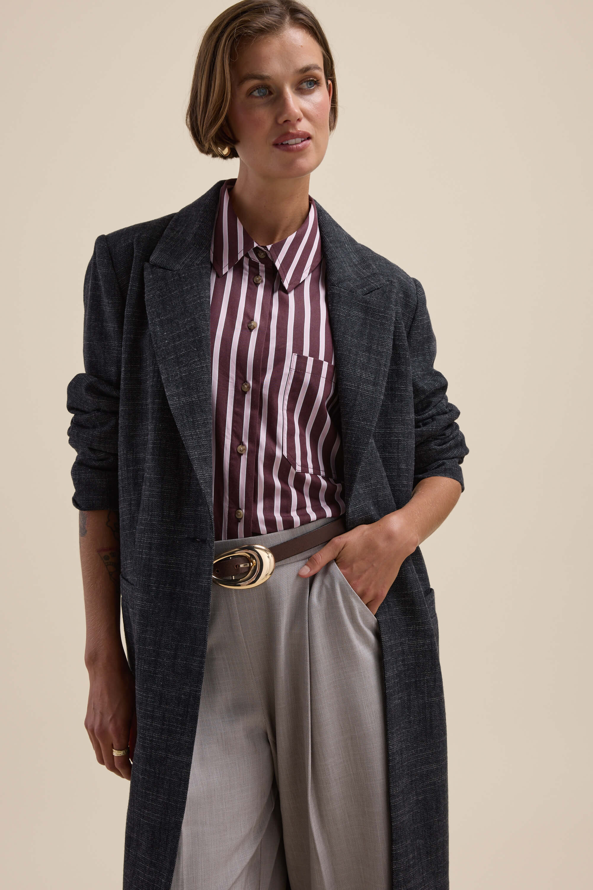 The Wool Blend Blazer Coat - Image 6