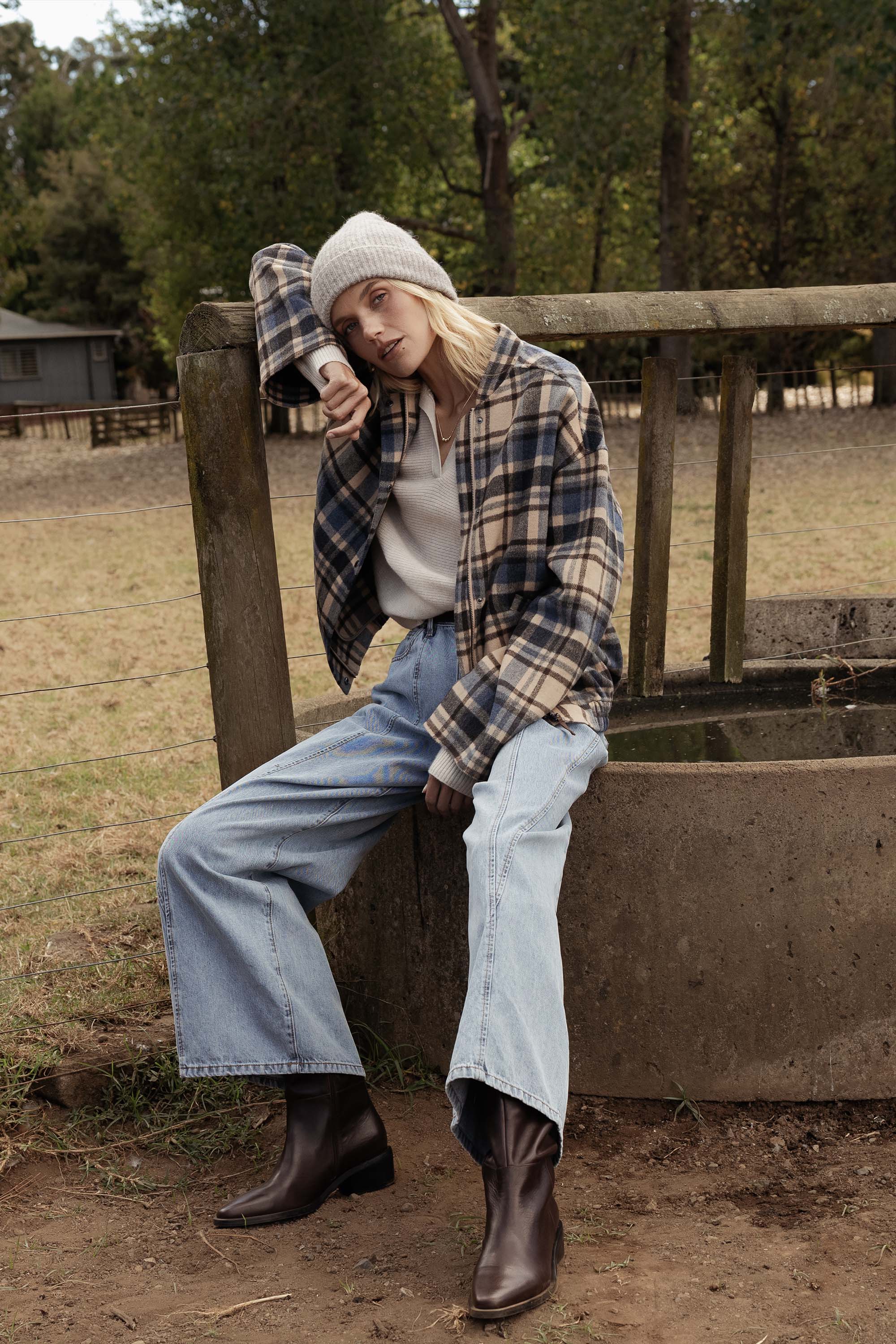 The Wool Blend Bomber Coat - Image 2