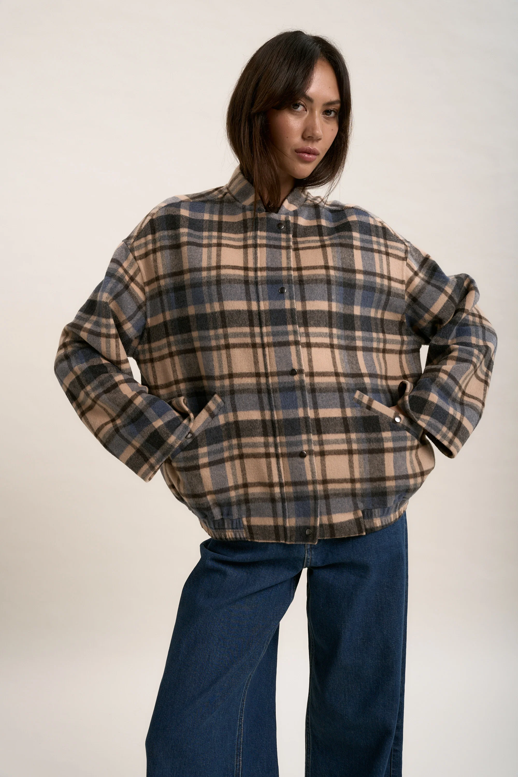 The Wool Blend Bomber Coat - Image 4