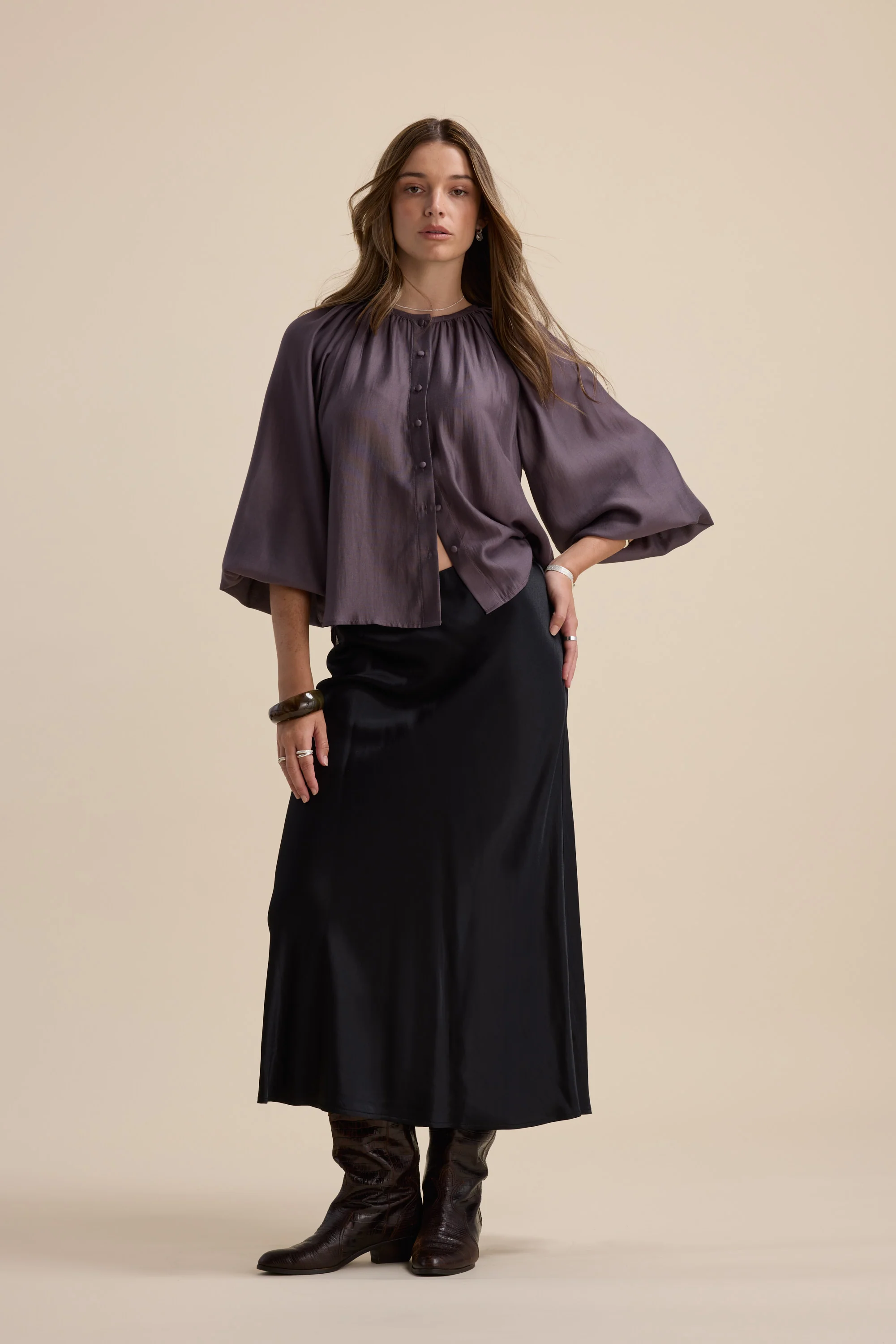 Vivian Button Front Blouse - Image 5