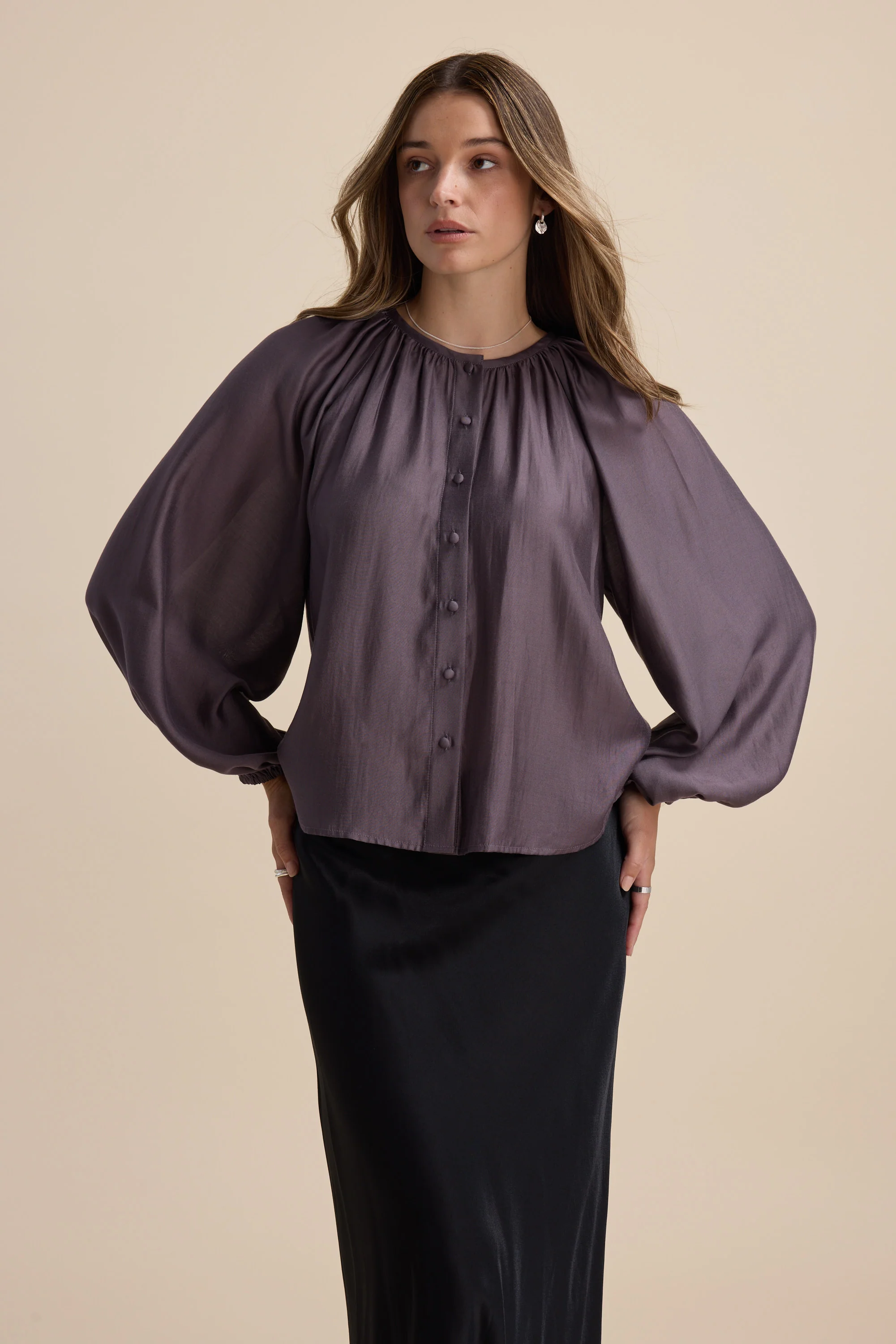 Vivian Button Front Blouse - Image 6