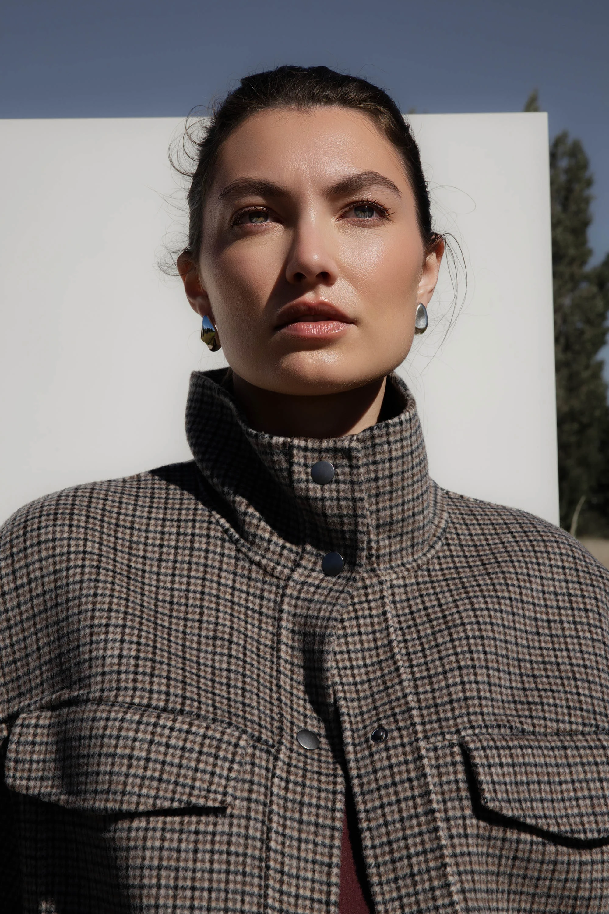 Wool Blend Bomber Coat - Image 2